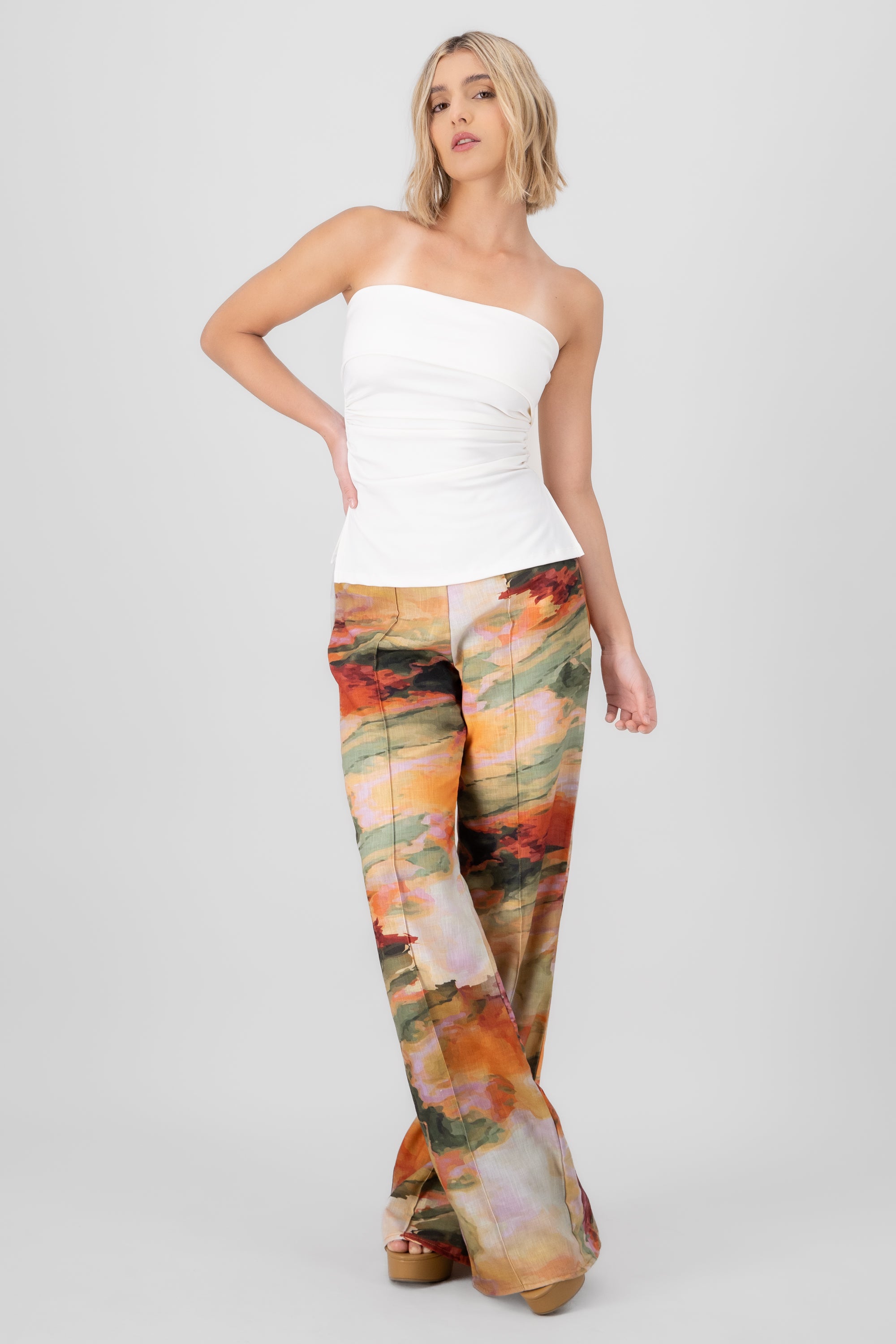 Aura Printed Pants AUTUMN MULTICOLOR