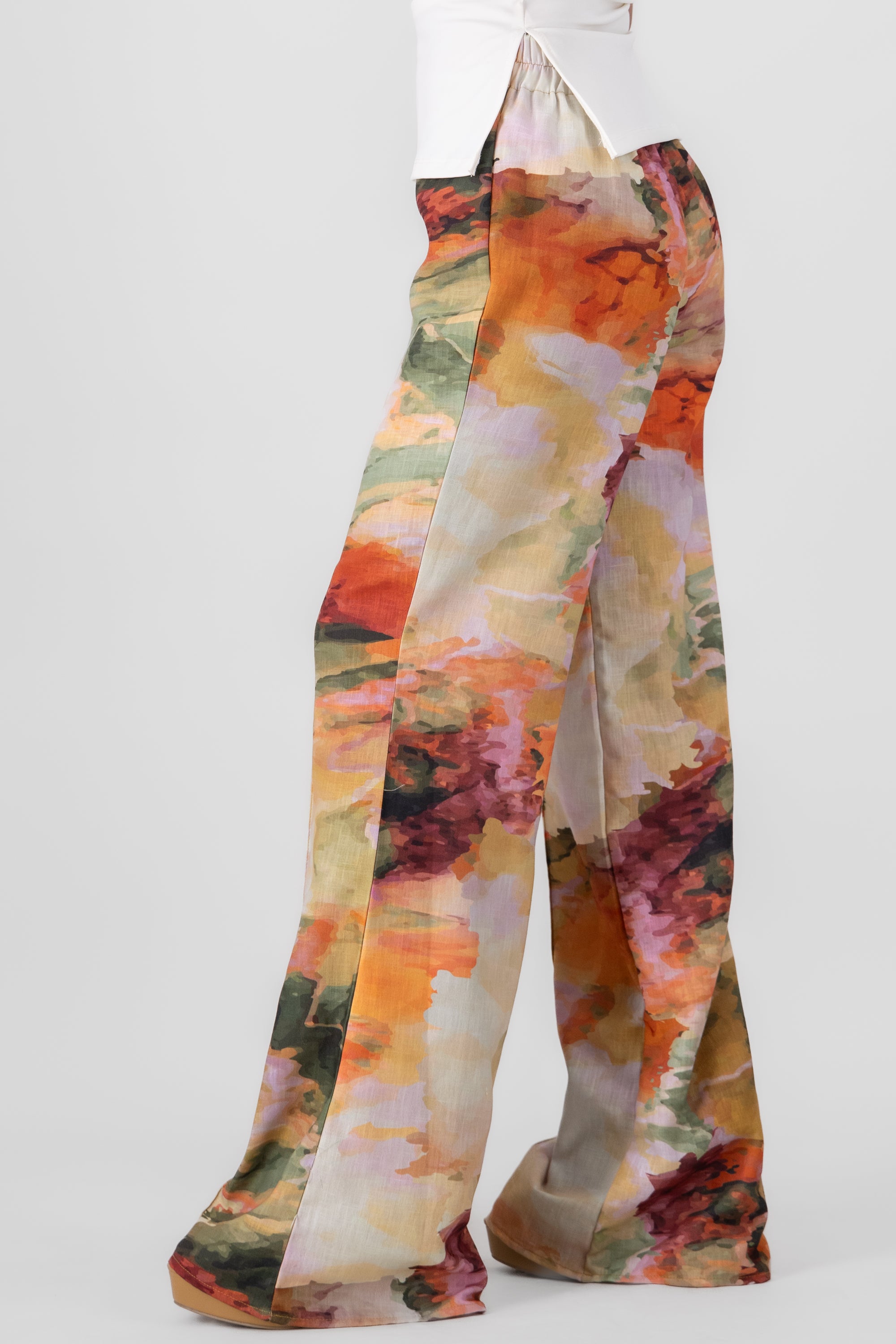 Aura Printed Pants AUTUMN MULTICOLOR