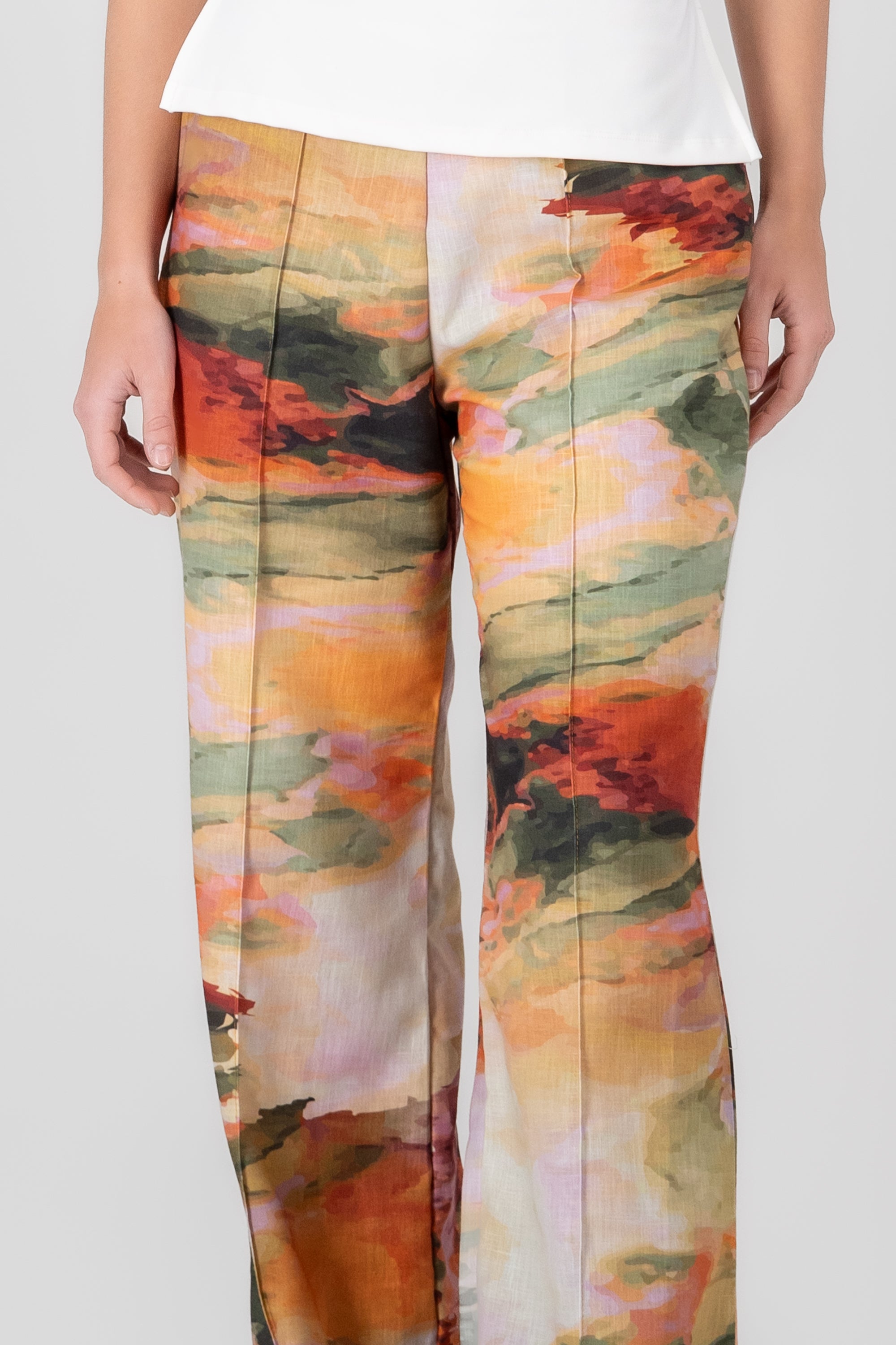 Aura Printed Pants AUTUMN MULTICOLOR