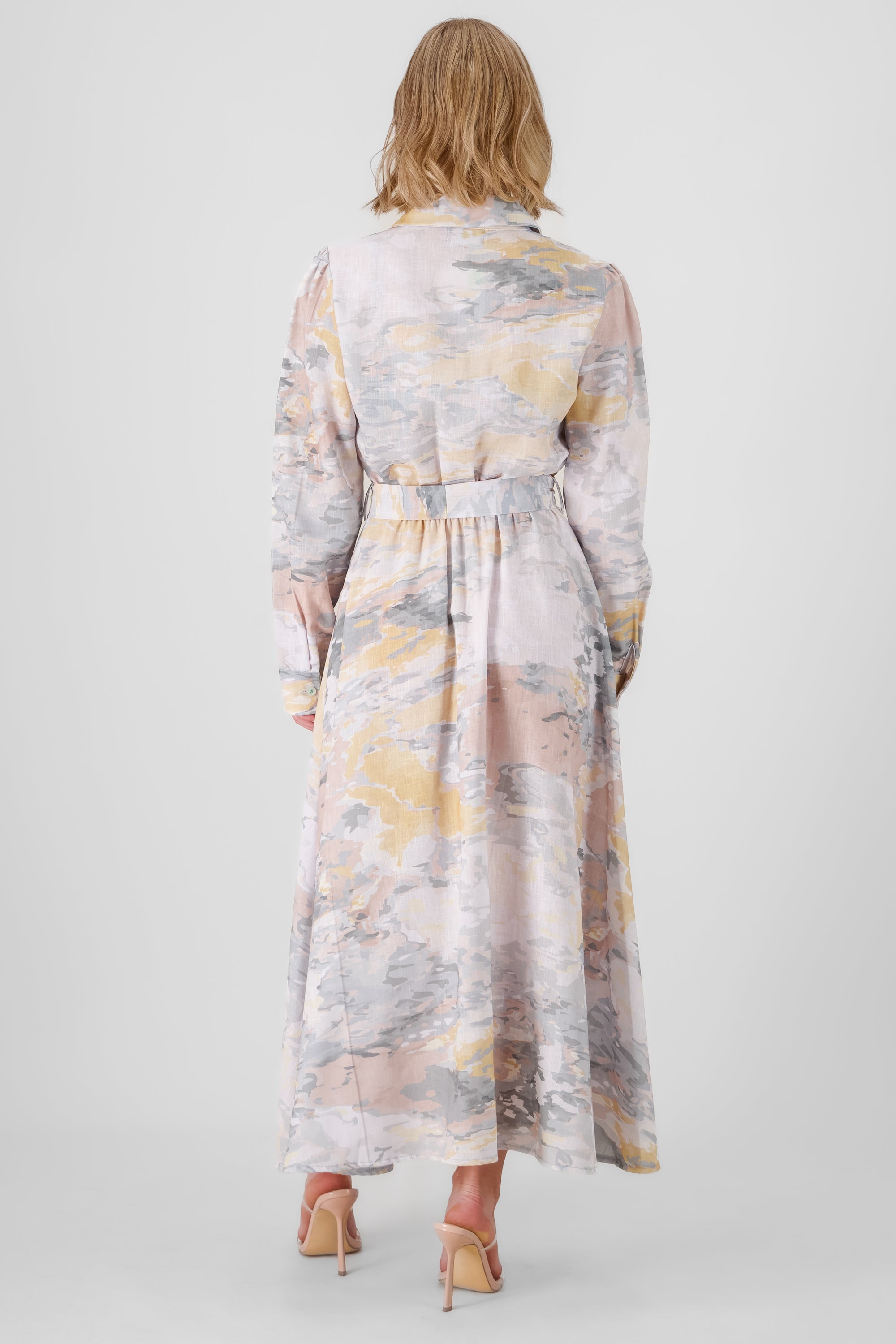 Aura Printed Maxi Dress PASTEL MULTIC