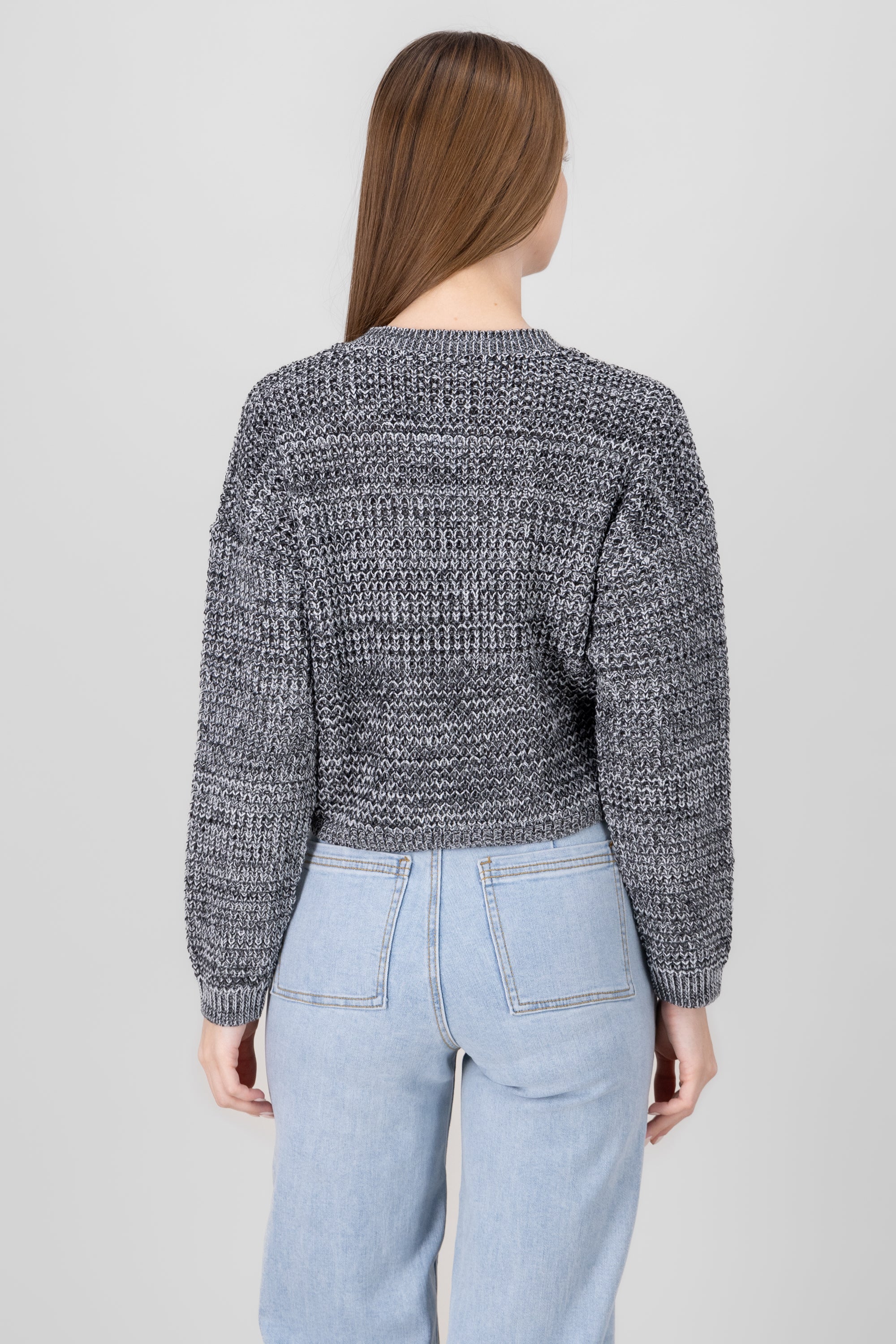 Knit Sweater HEATHER GRAY