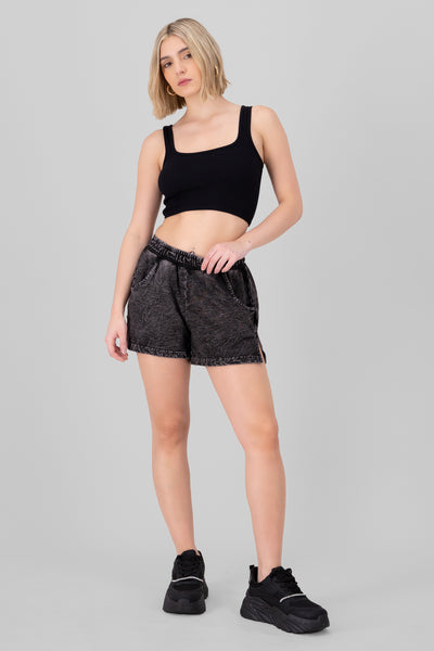 High Waisted Shorts BLACK