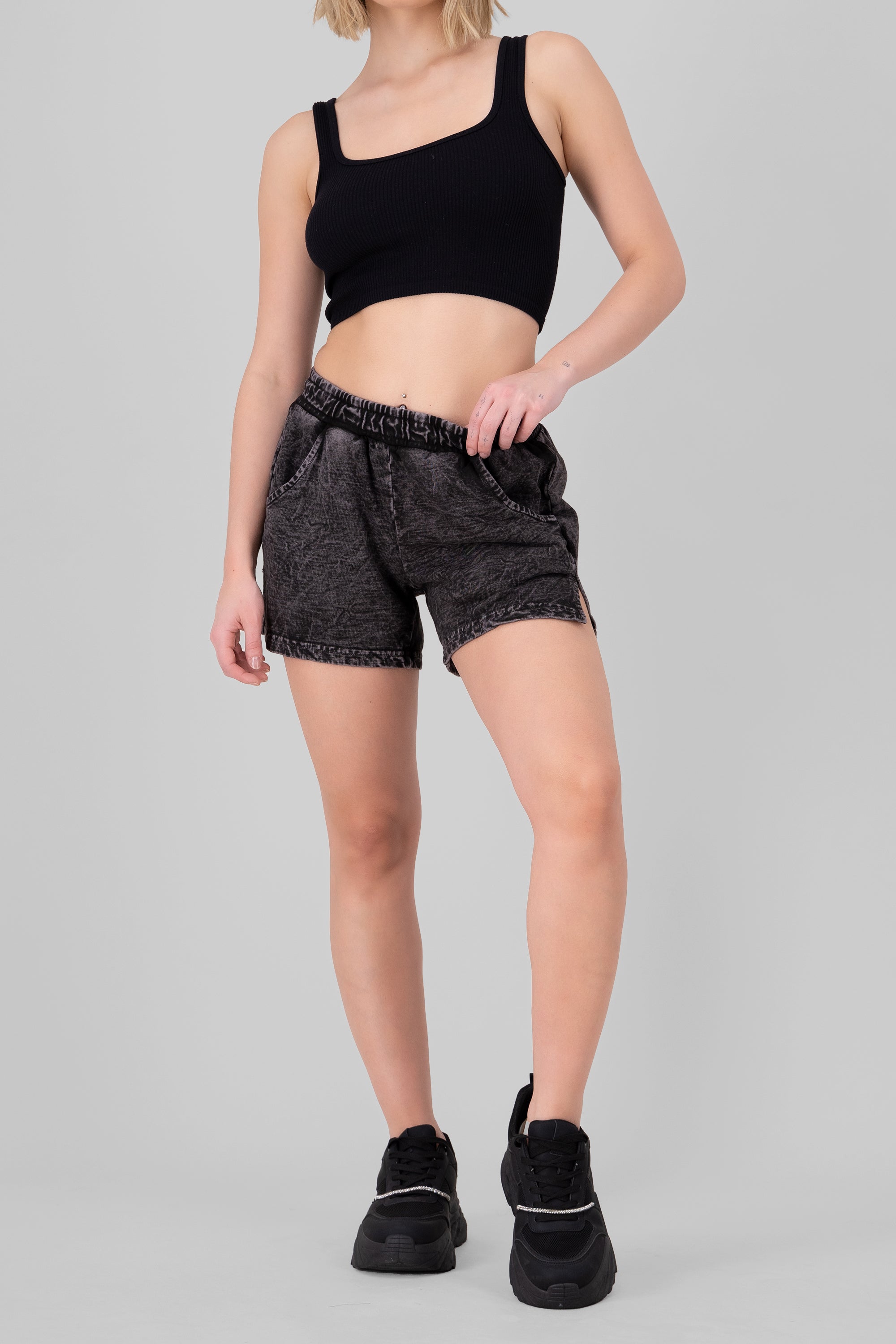 High Waisted Shorts BLACK