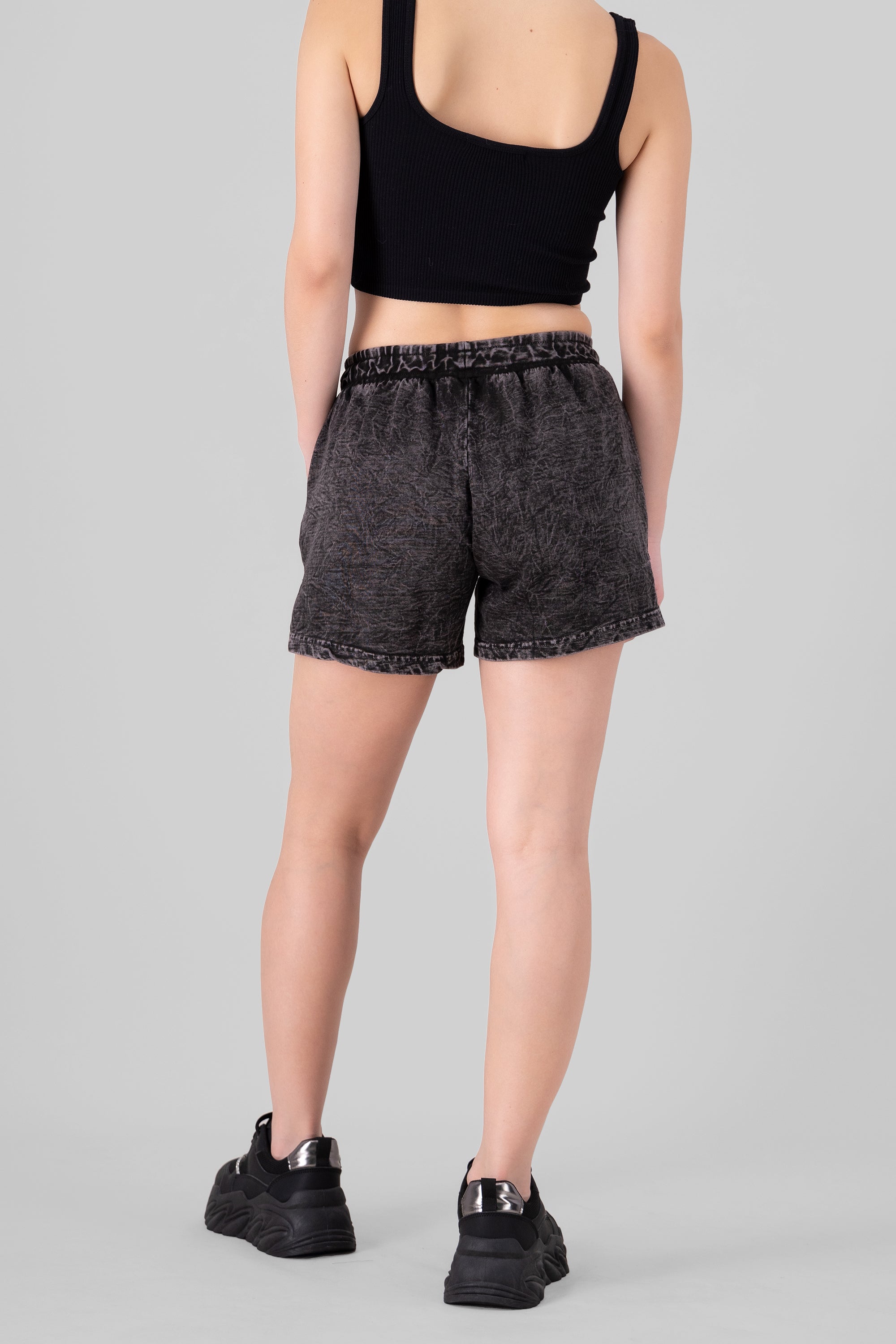 High Waisted Shorts BLACK