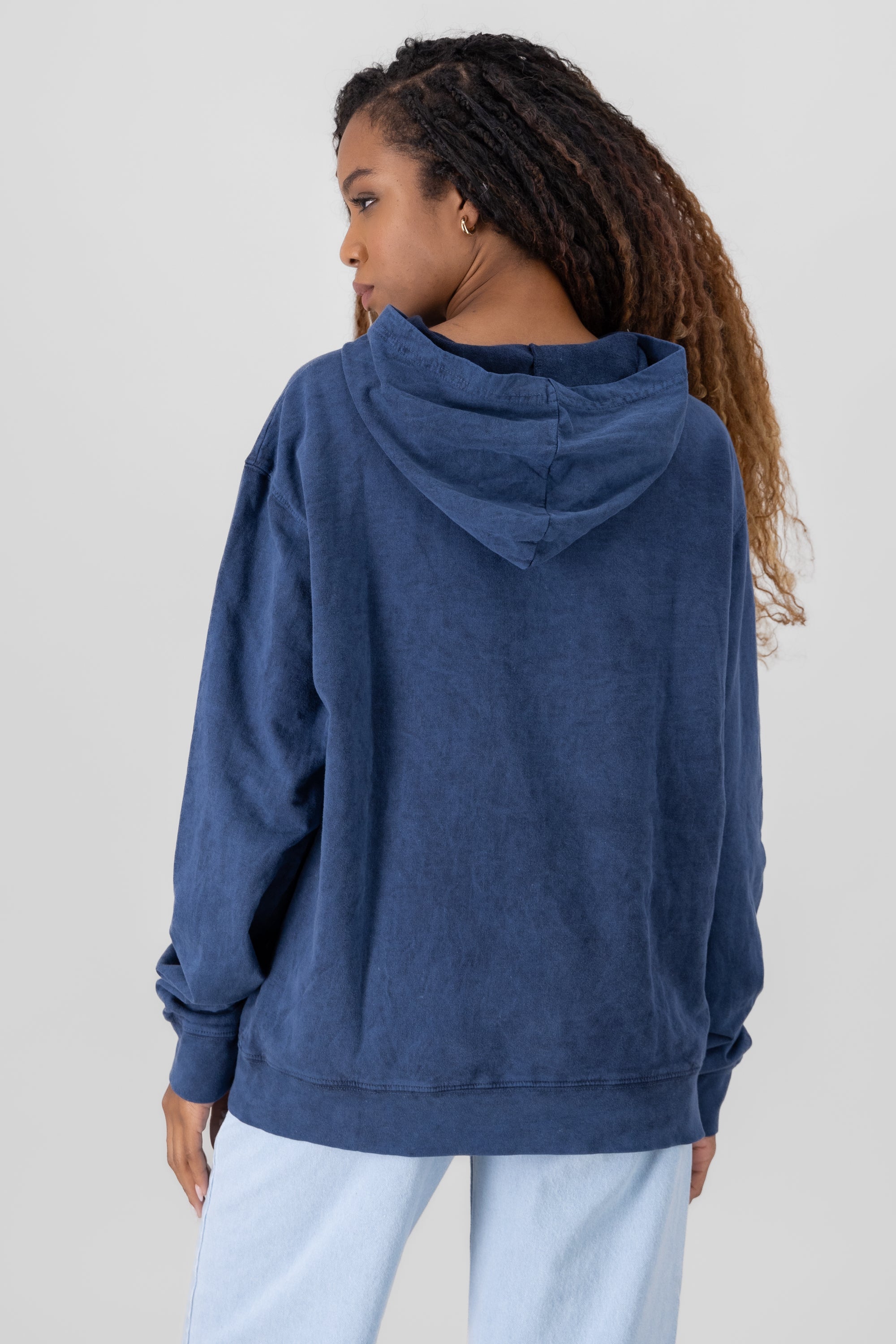 Distressed Sweatshirt INDIGO