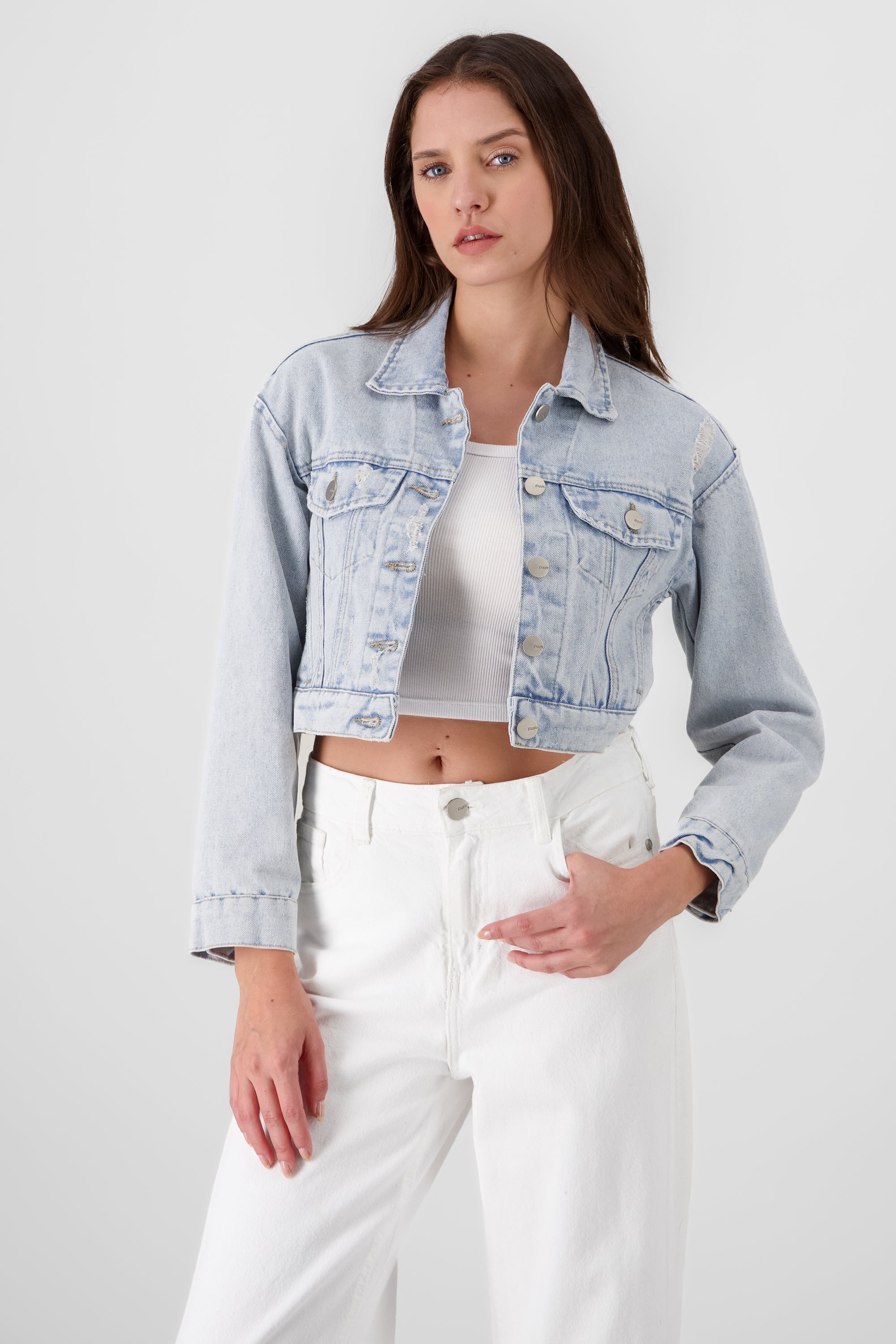 Oversized Trucker Jacket LIGHT WASH