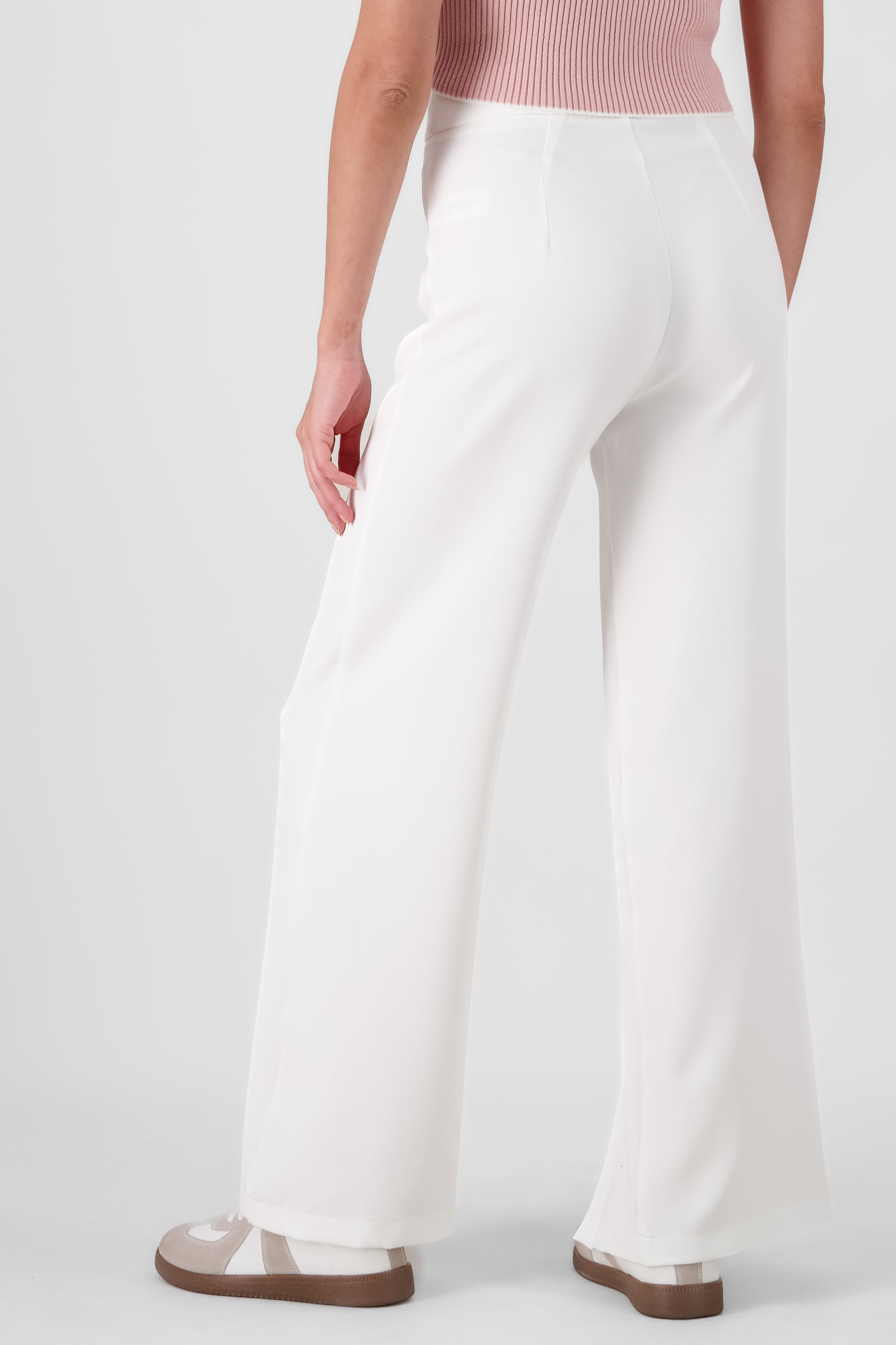 Side Slit Pants WHITE