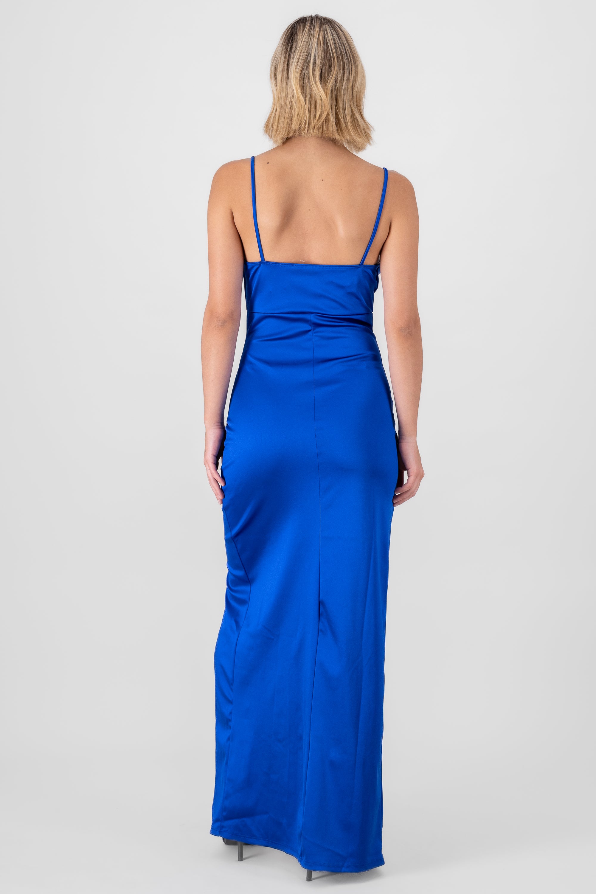 Solid Maxi Dress ROYAL BLUE