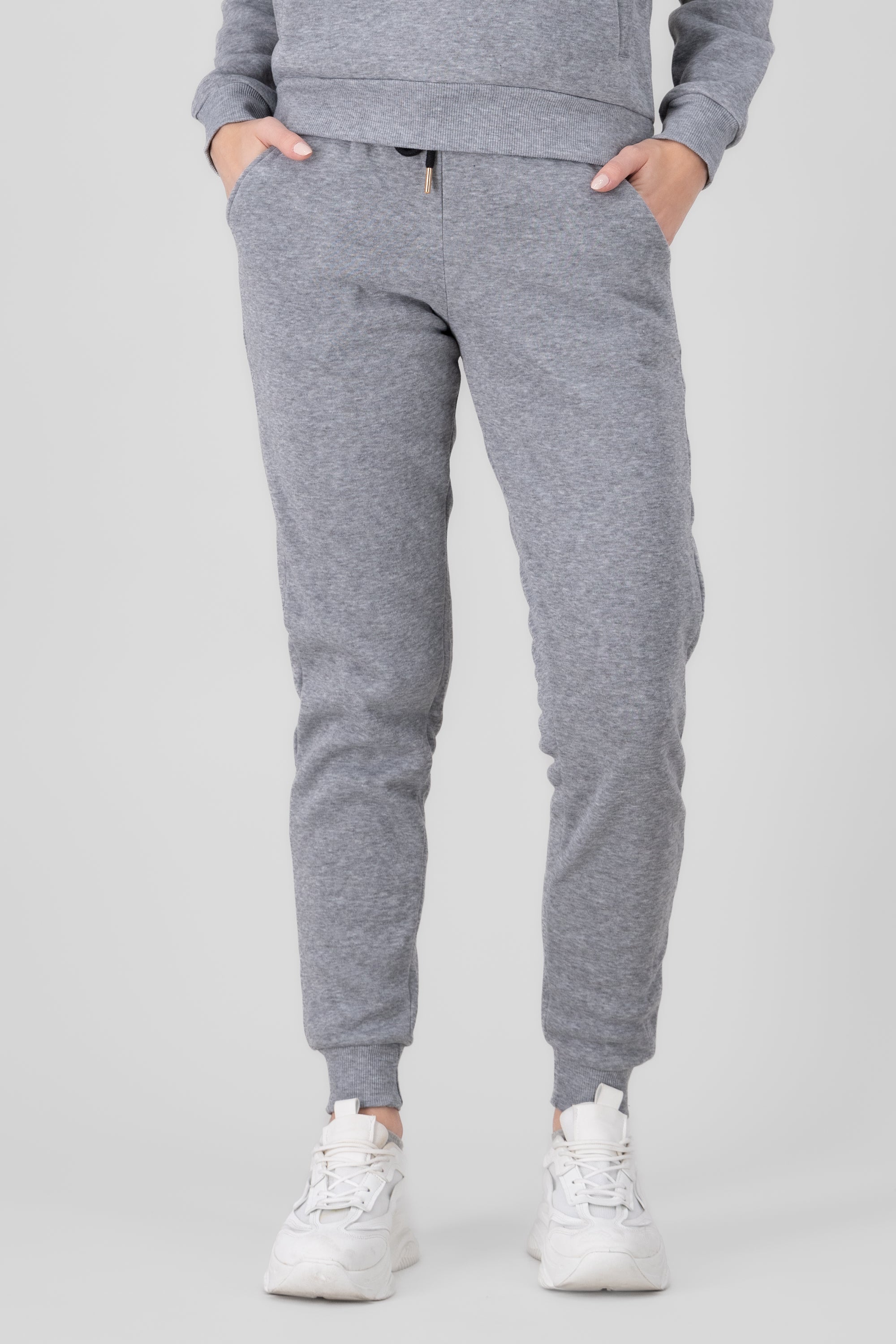 Solid Jogger Pants With Pockets GRAY