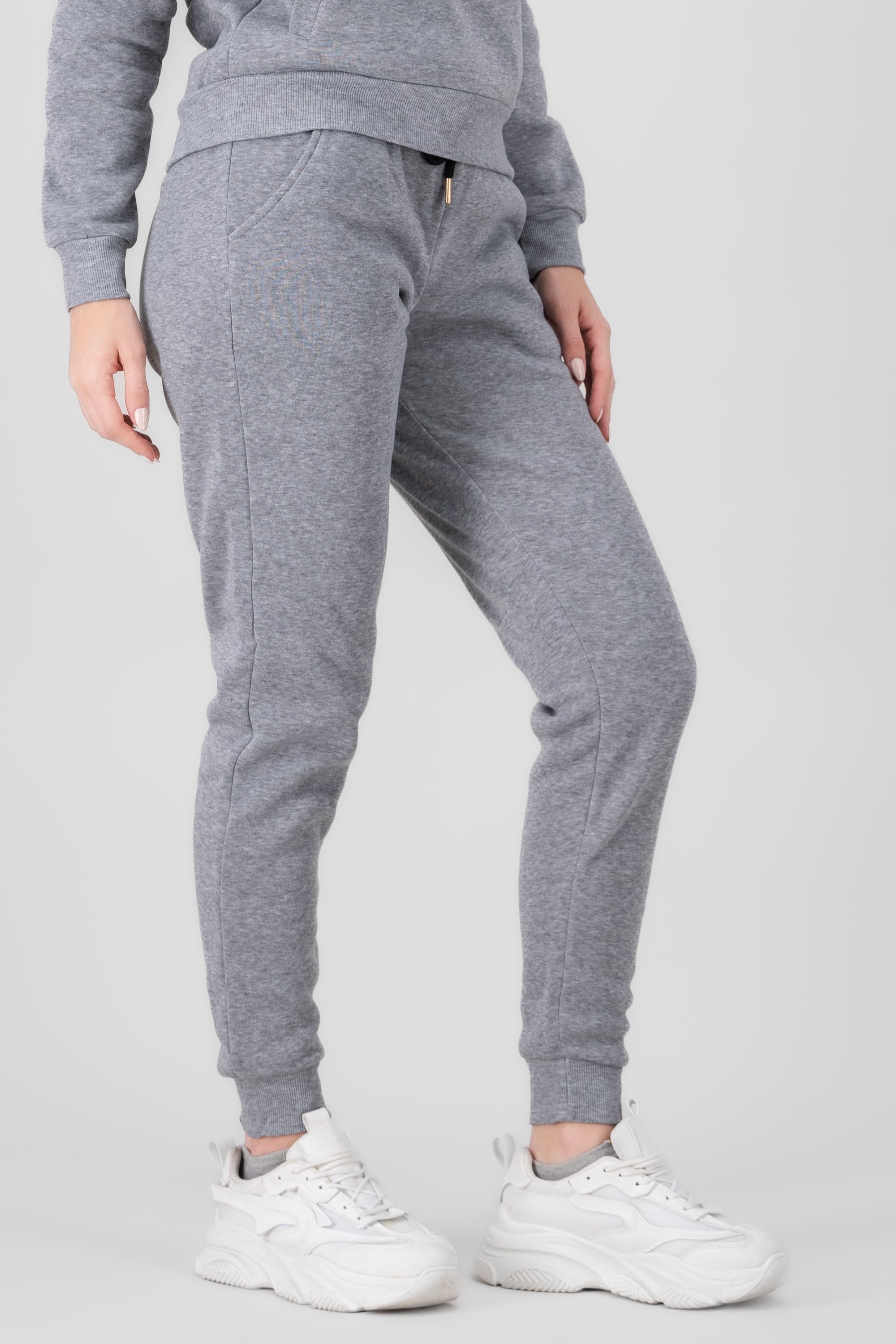 Solid Jogger Pants With Pockets GRAY