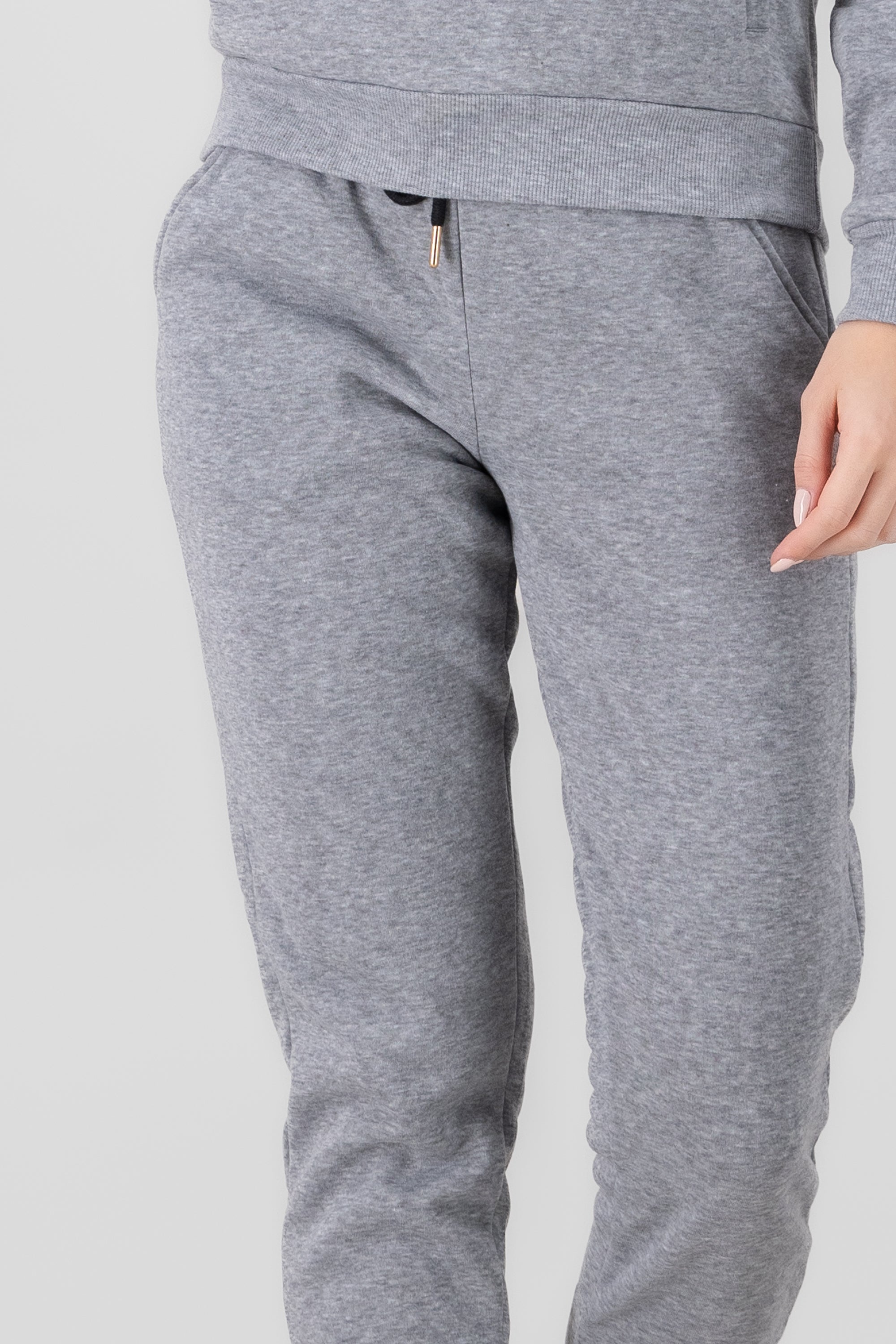 Solid Jogger Pants With Pockets GRAY