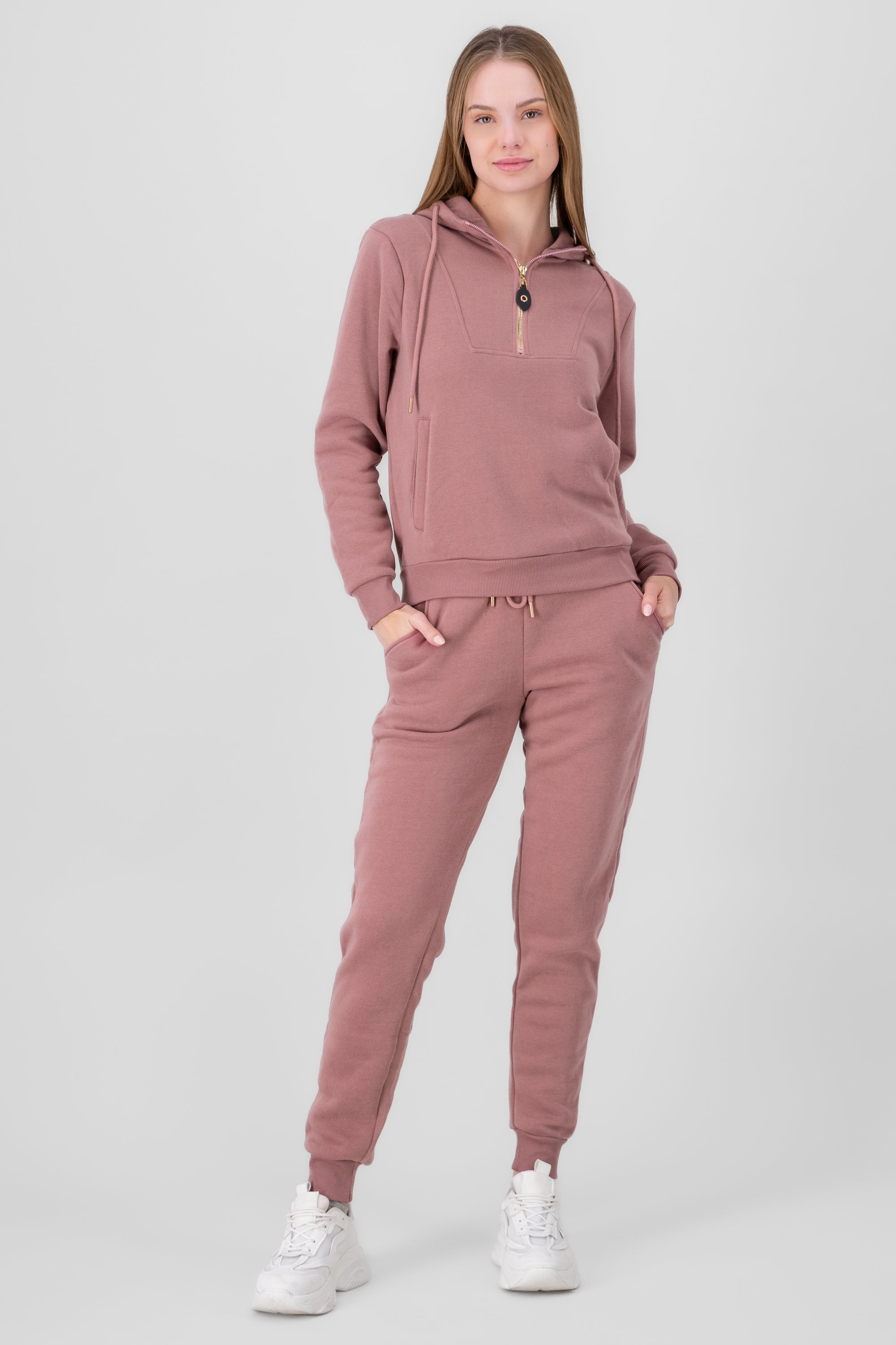 Solid Jogger Pants With Pockets PINK