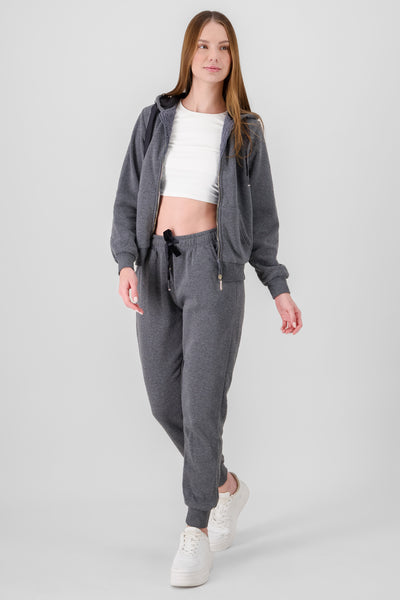 Elastic Waistband Jogger DARK GRAY