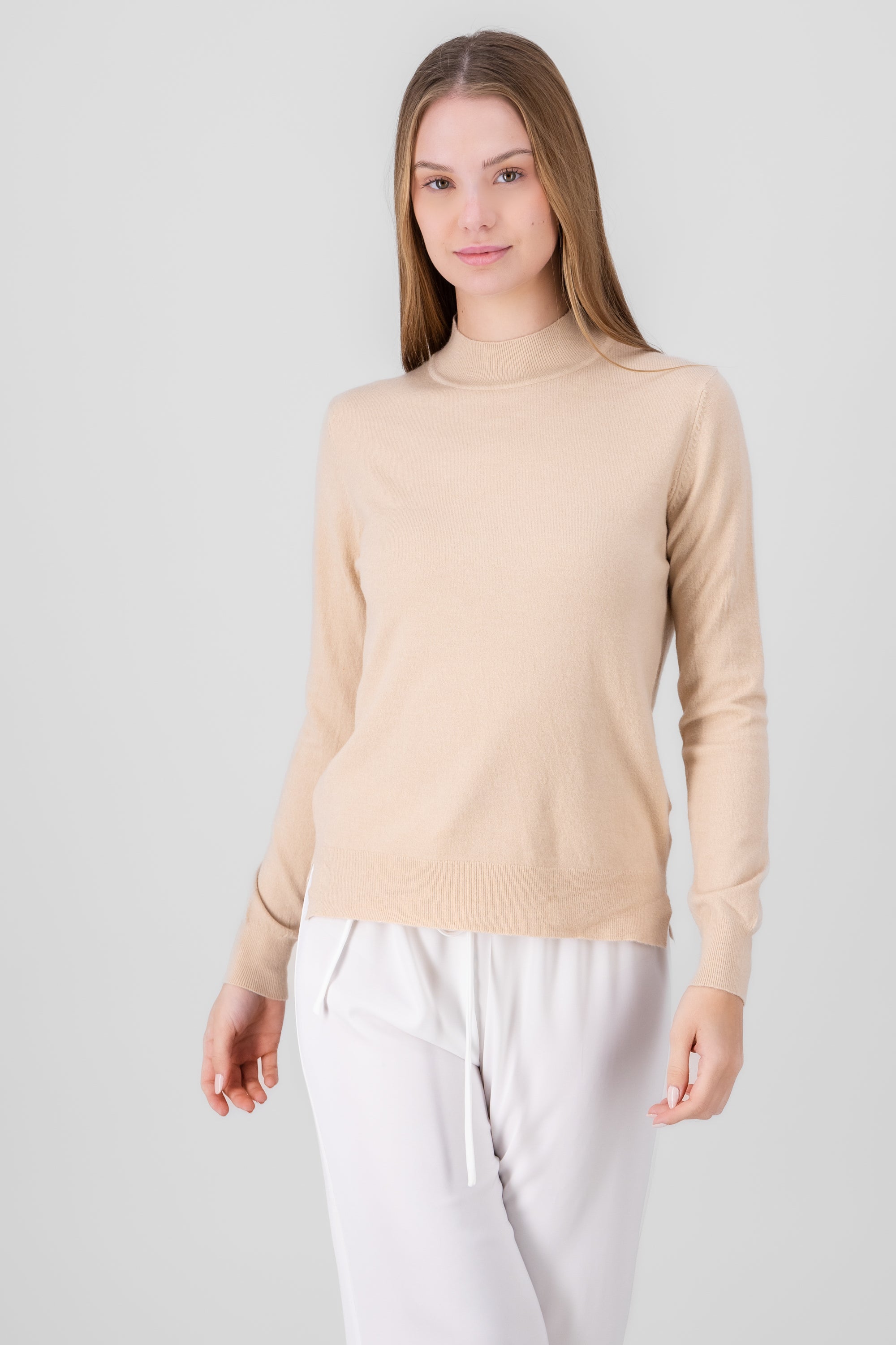 Soft Long Sleeve Sweater PEACH