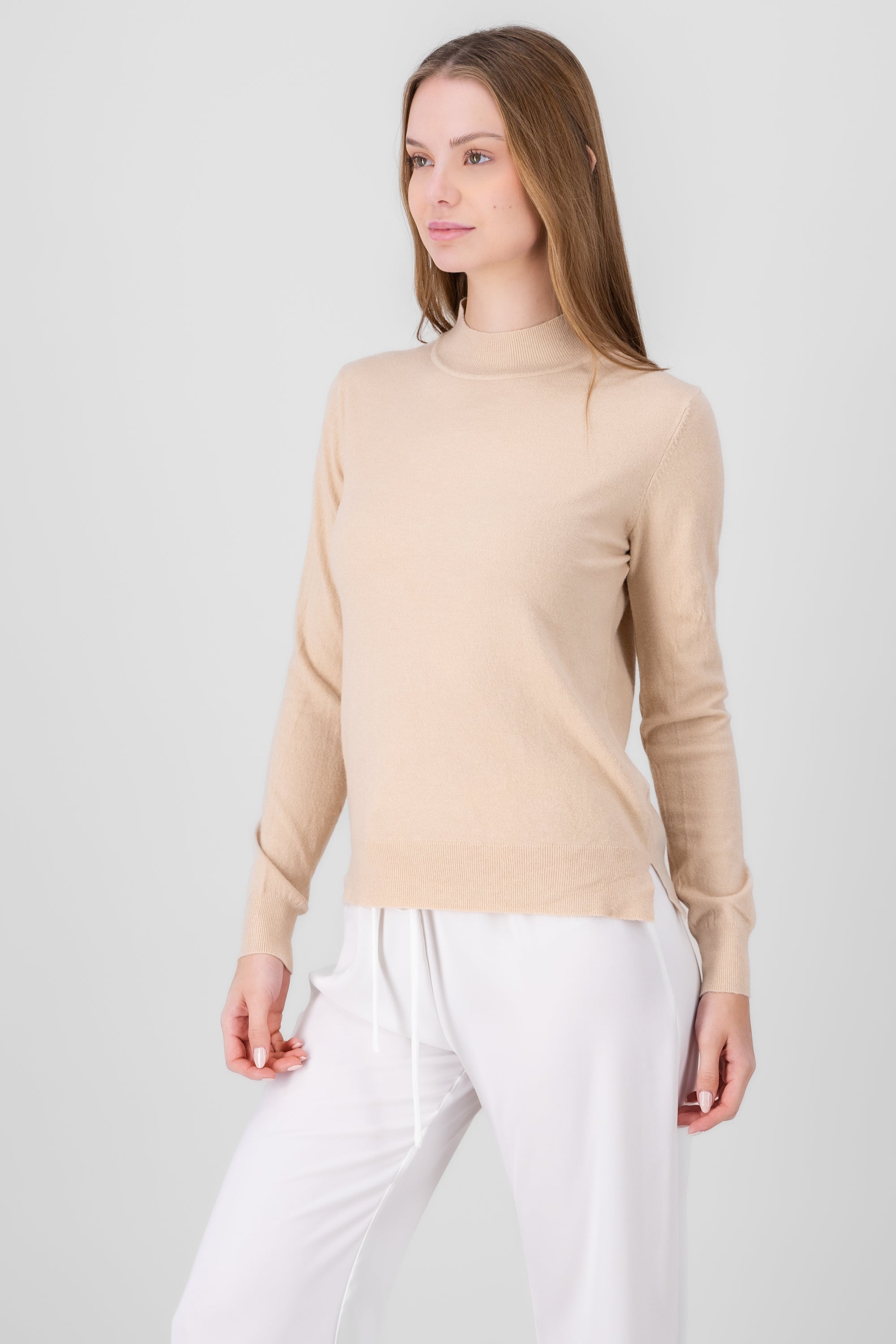 Soft Long Sleeve Sweater PEACH