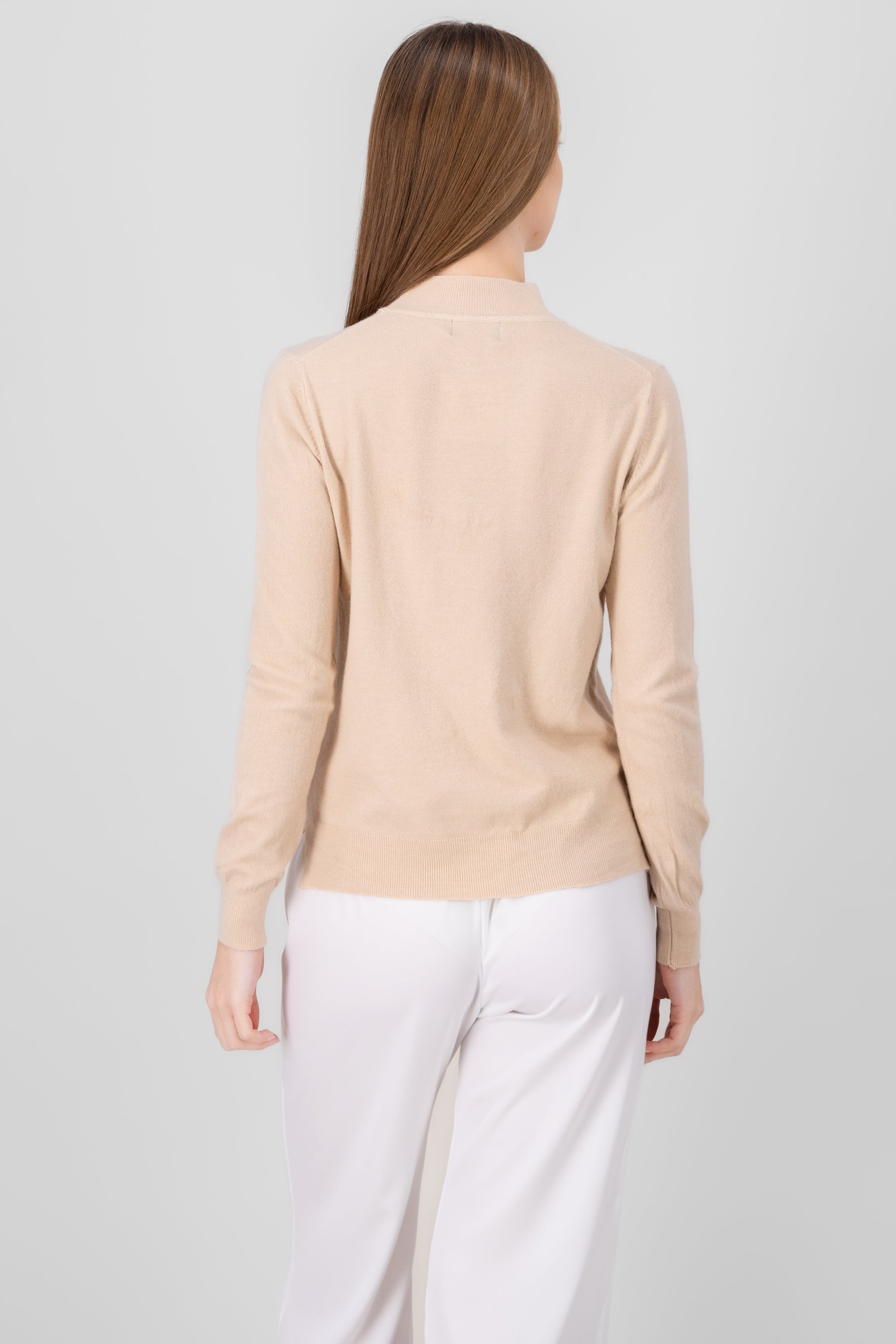 Soft Long Sleeve Sweater PEACH