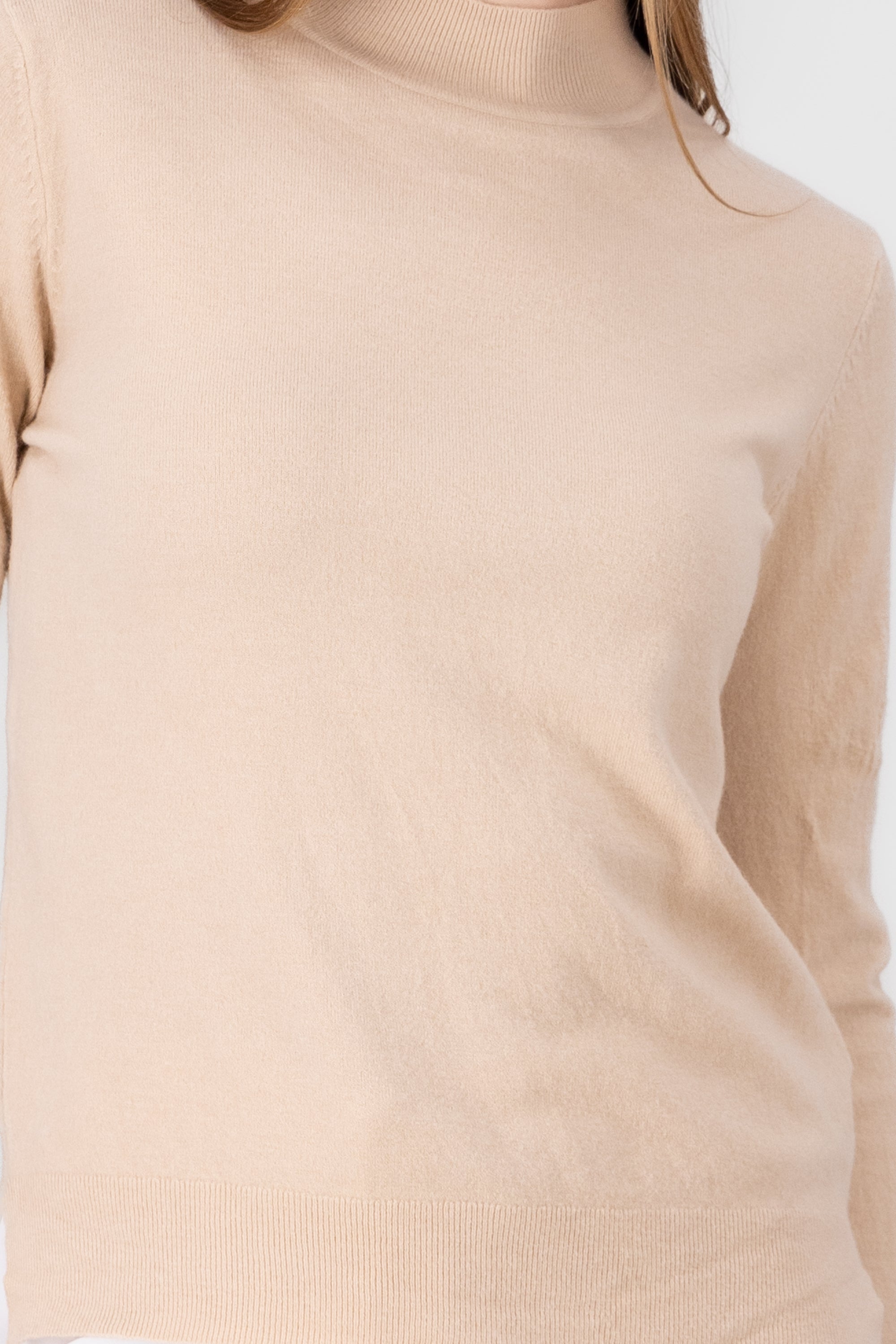 Soft Long Sleeve Sweater PEACH