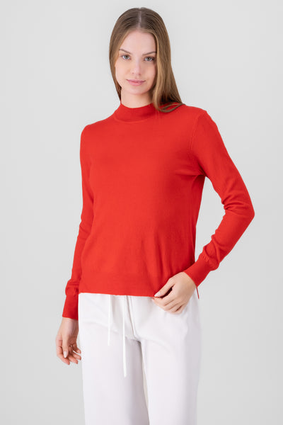 Soft Long Sleeve Sweater RED