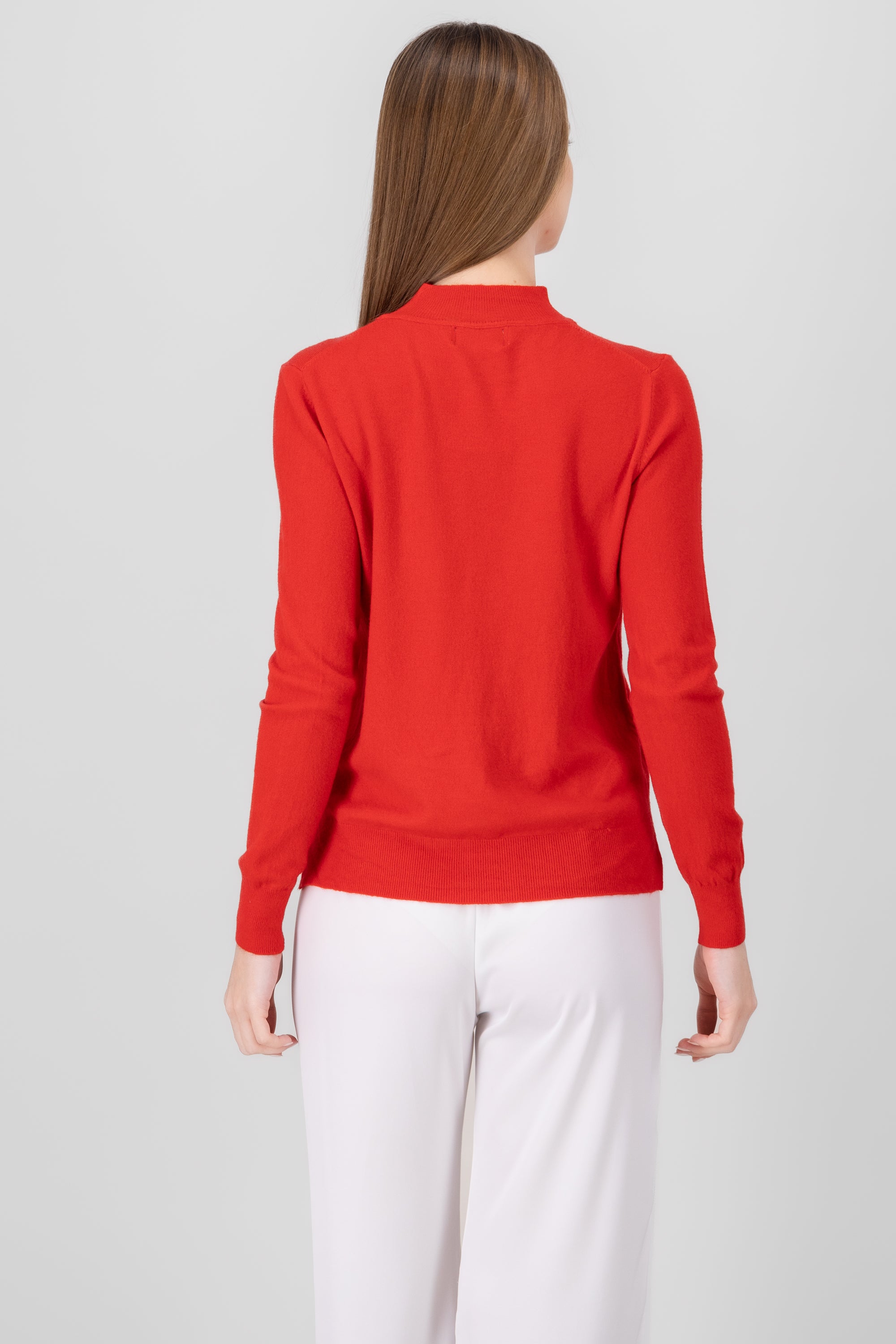 Soft Long Sleeve Sweater RED