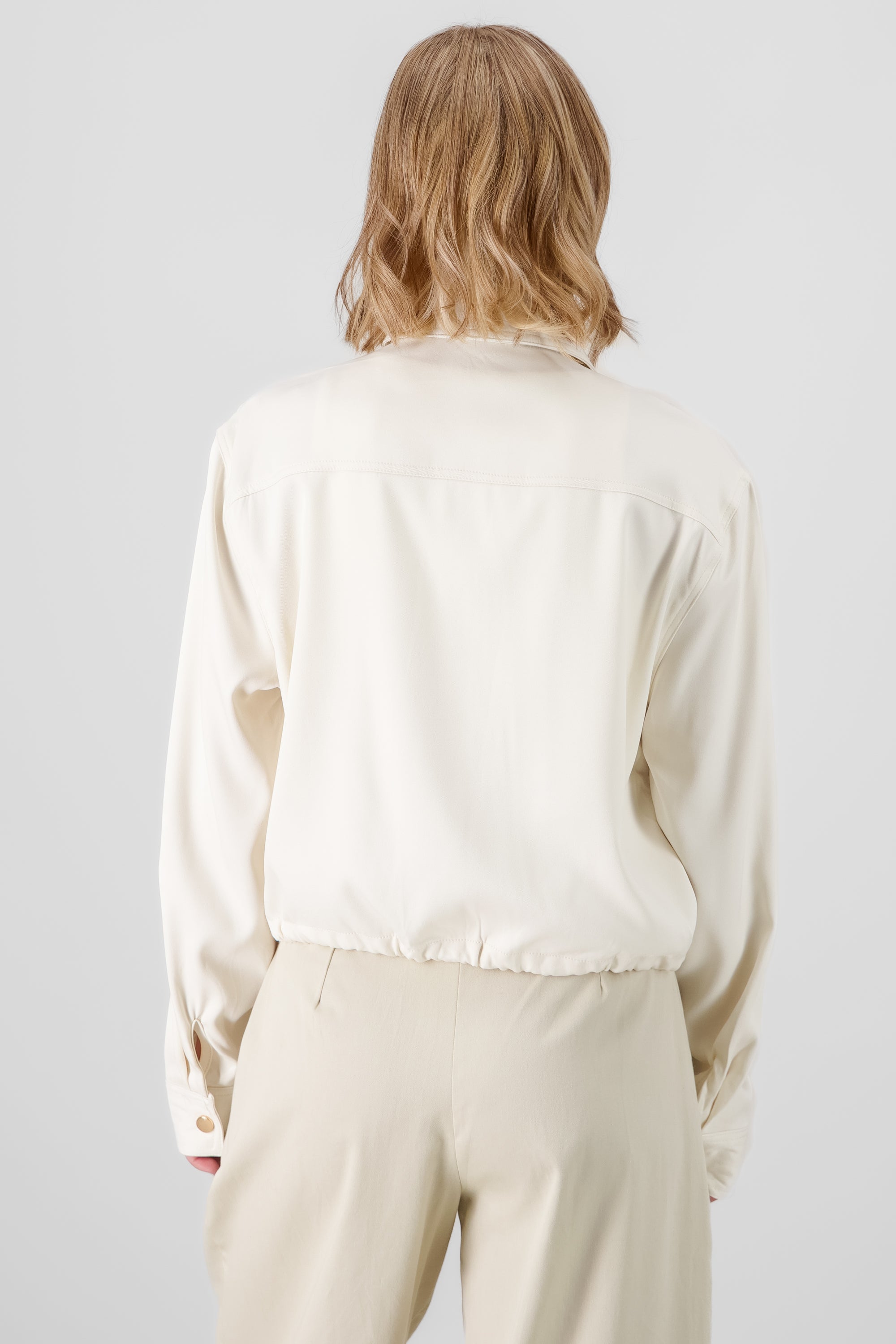 Lightweight Cargo Jacket IVORY