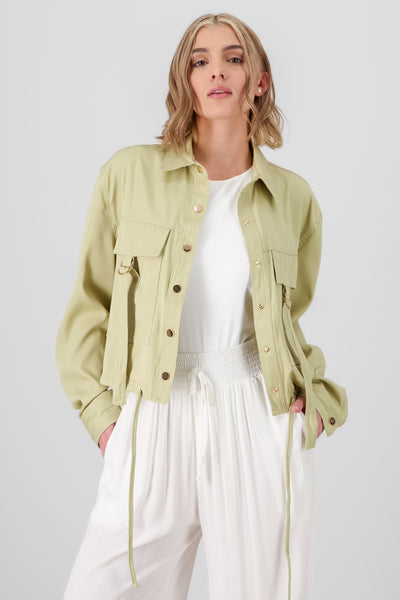 Lightweight Cargo Jacket OLIVE