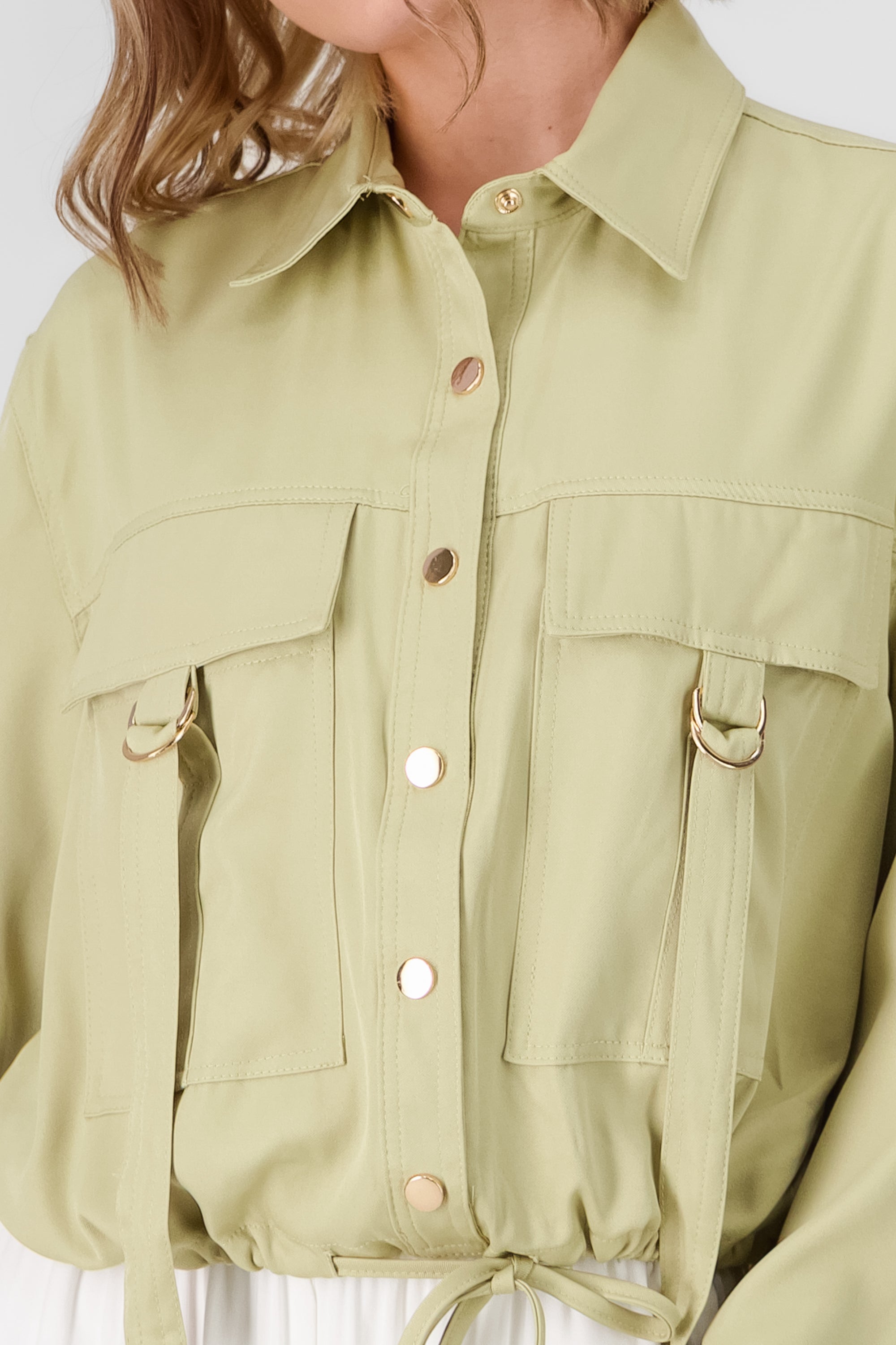 Lightweight Cargo Jacket OLIVE