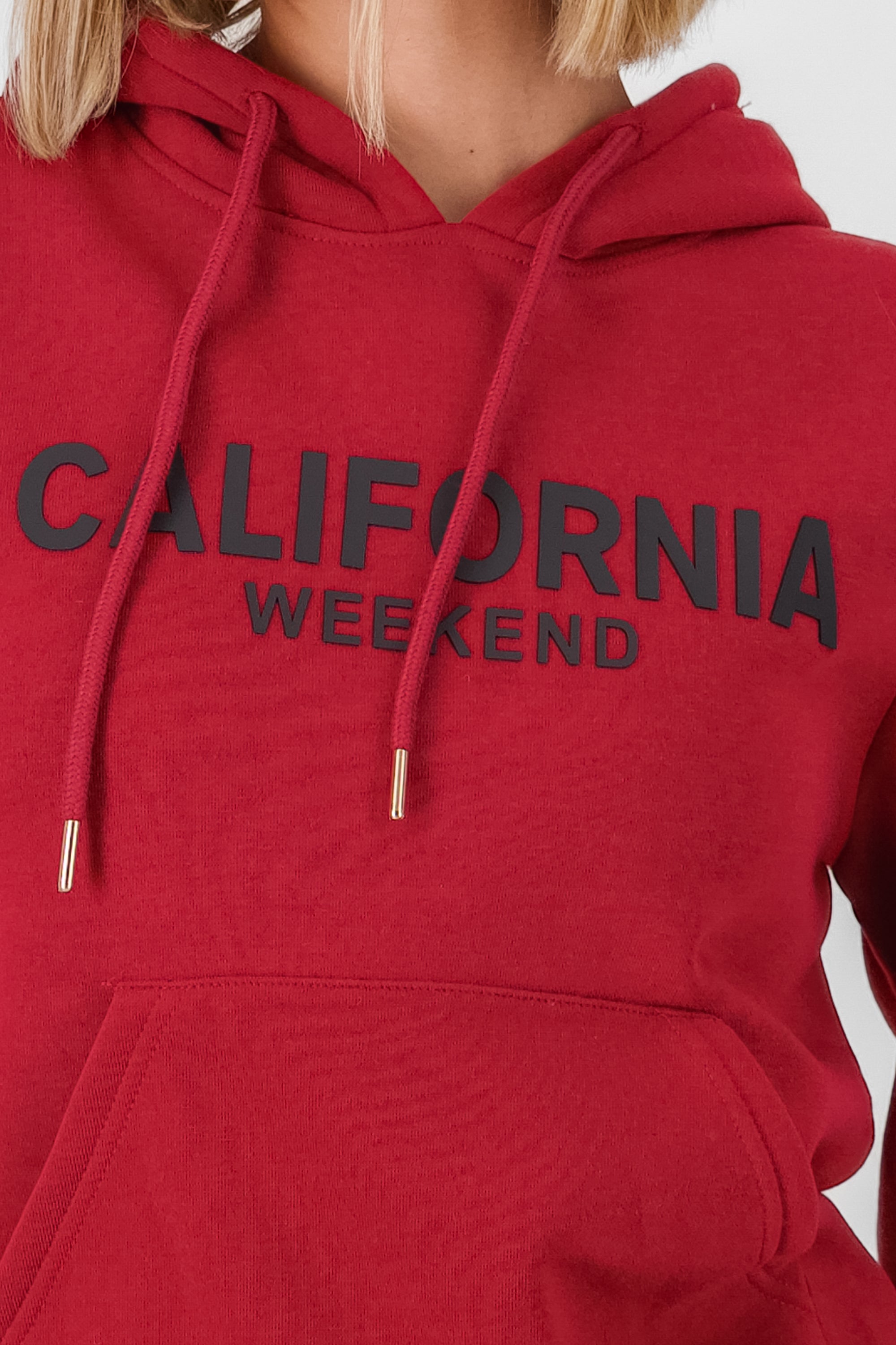 California hoodie RED