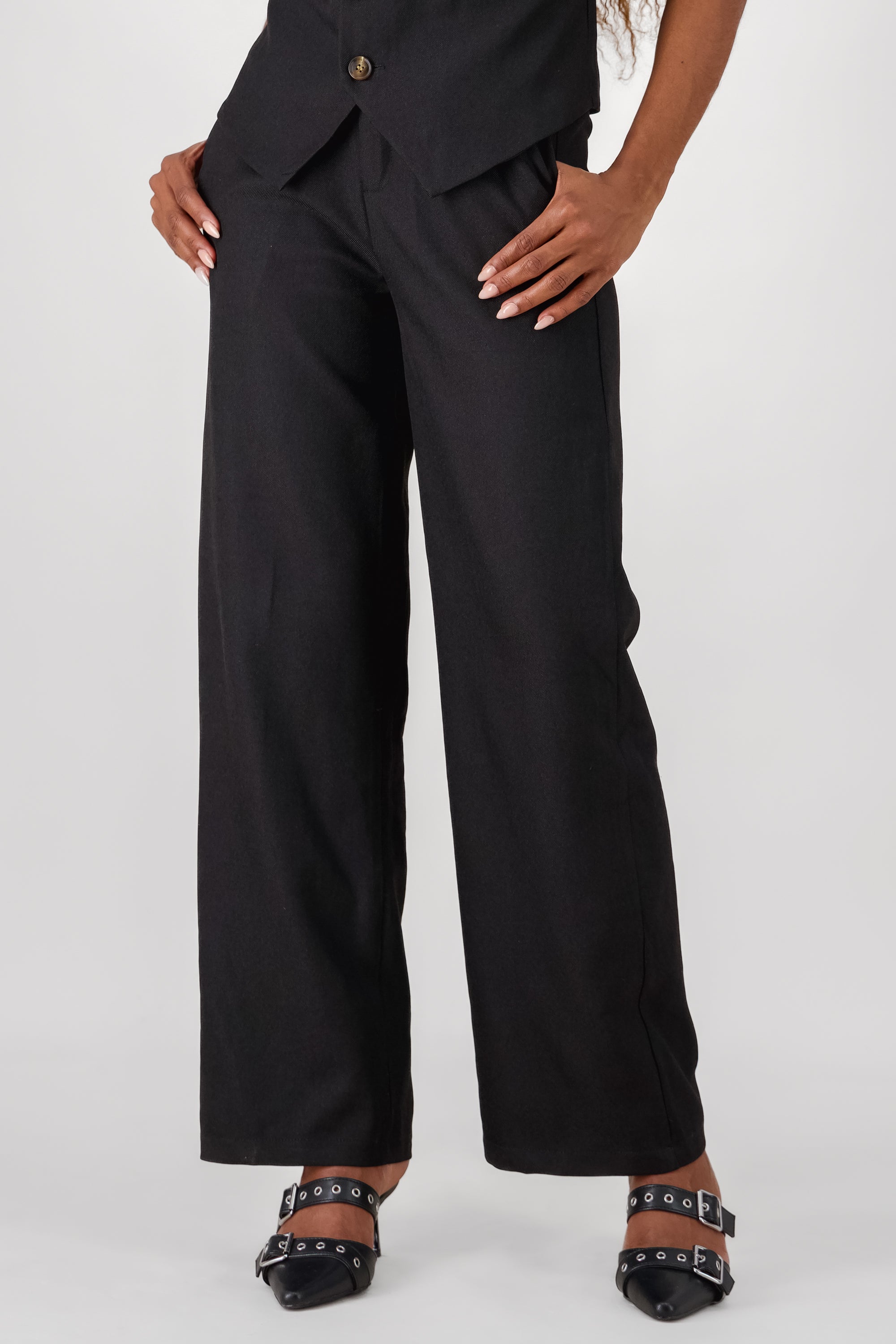 Solid Pants BLACK