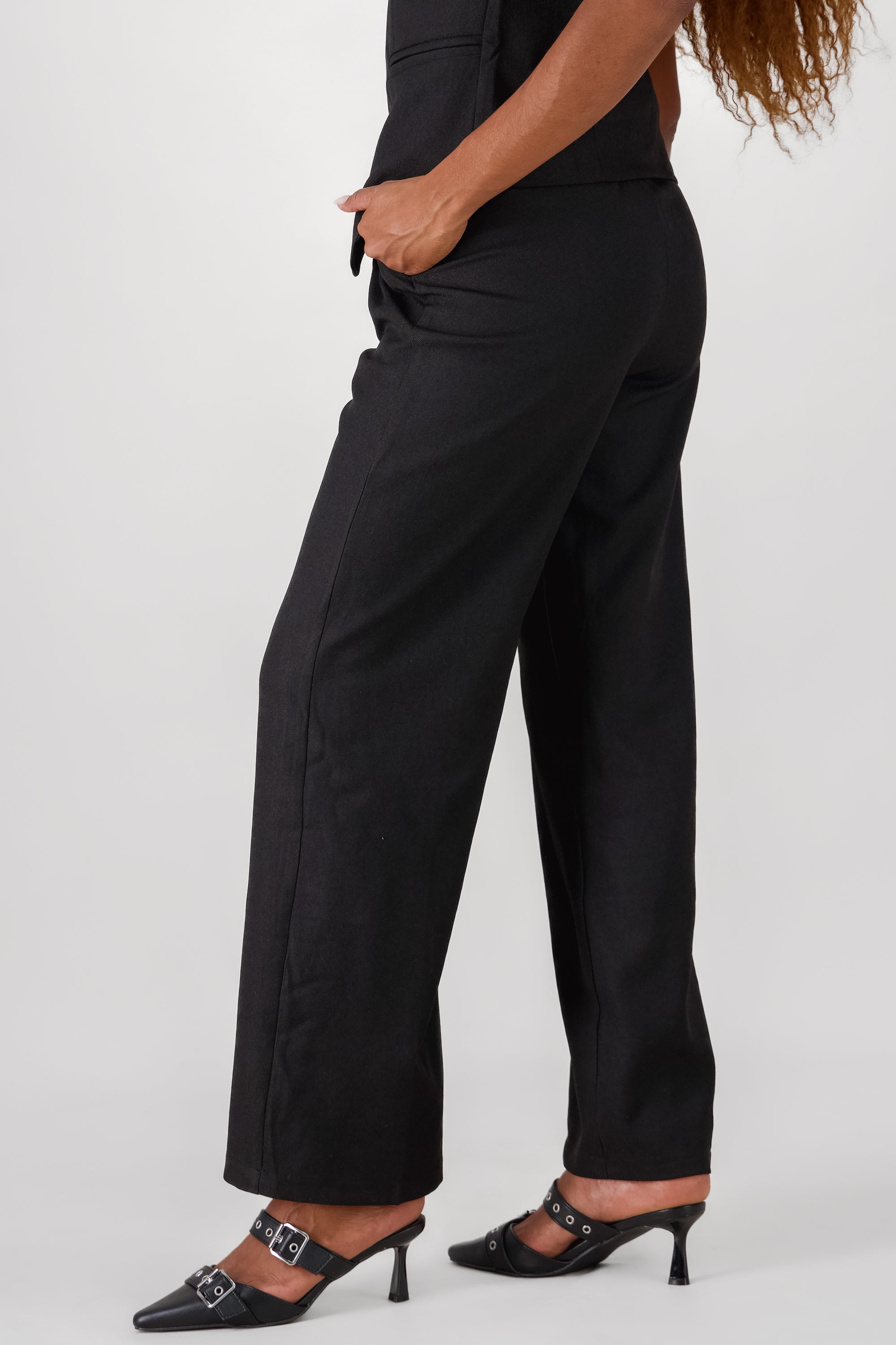 Solid Pants BLACK