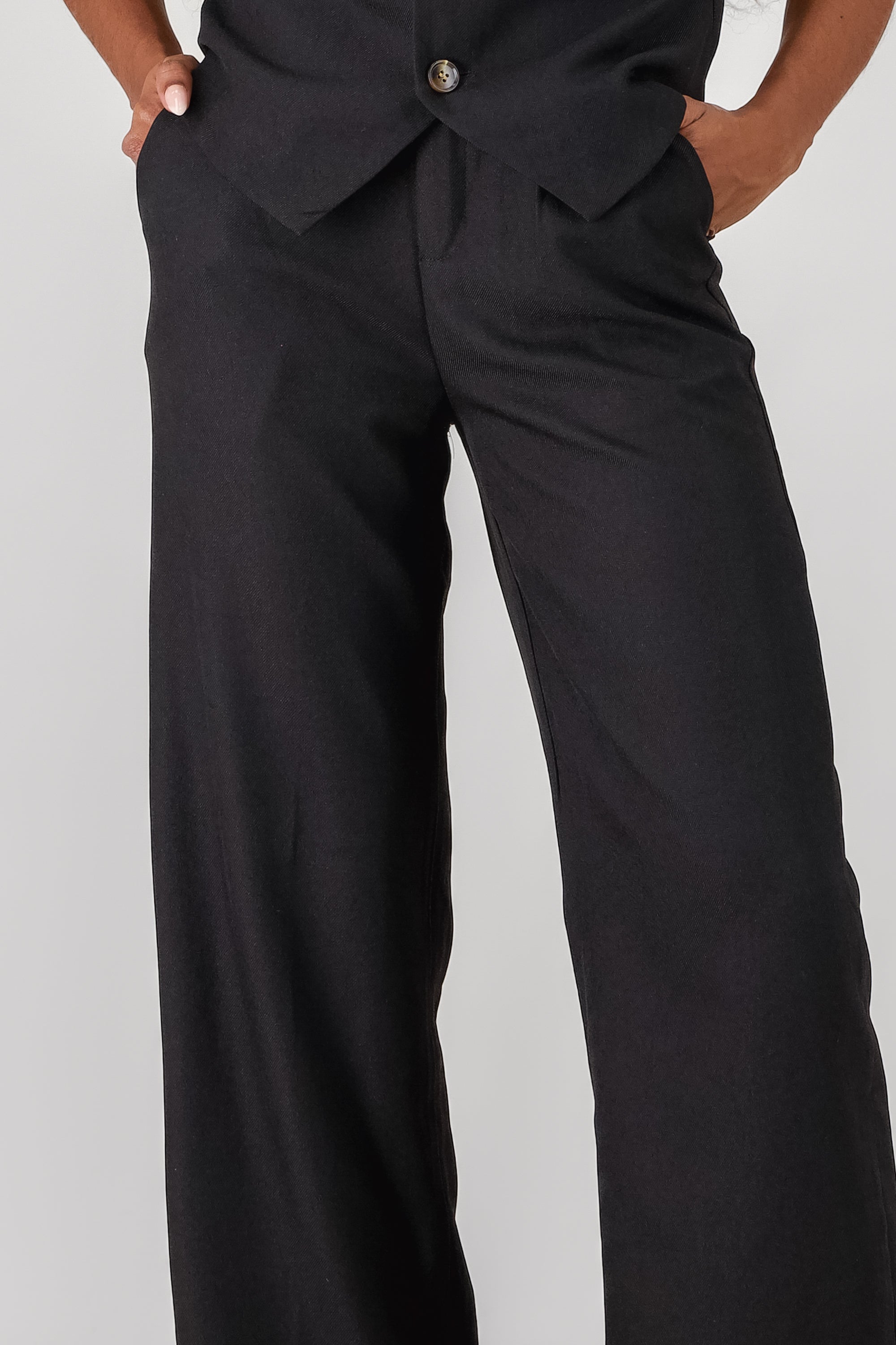 Solid Pants BLACK