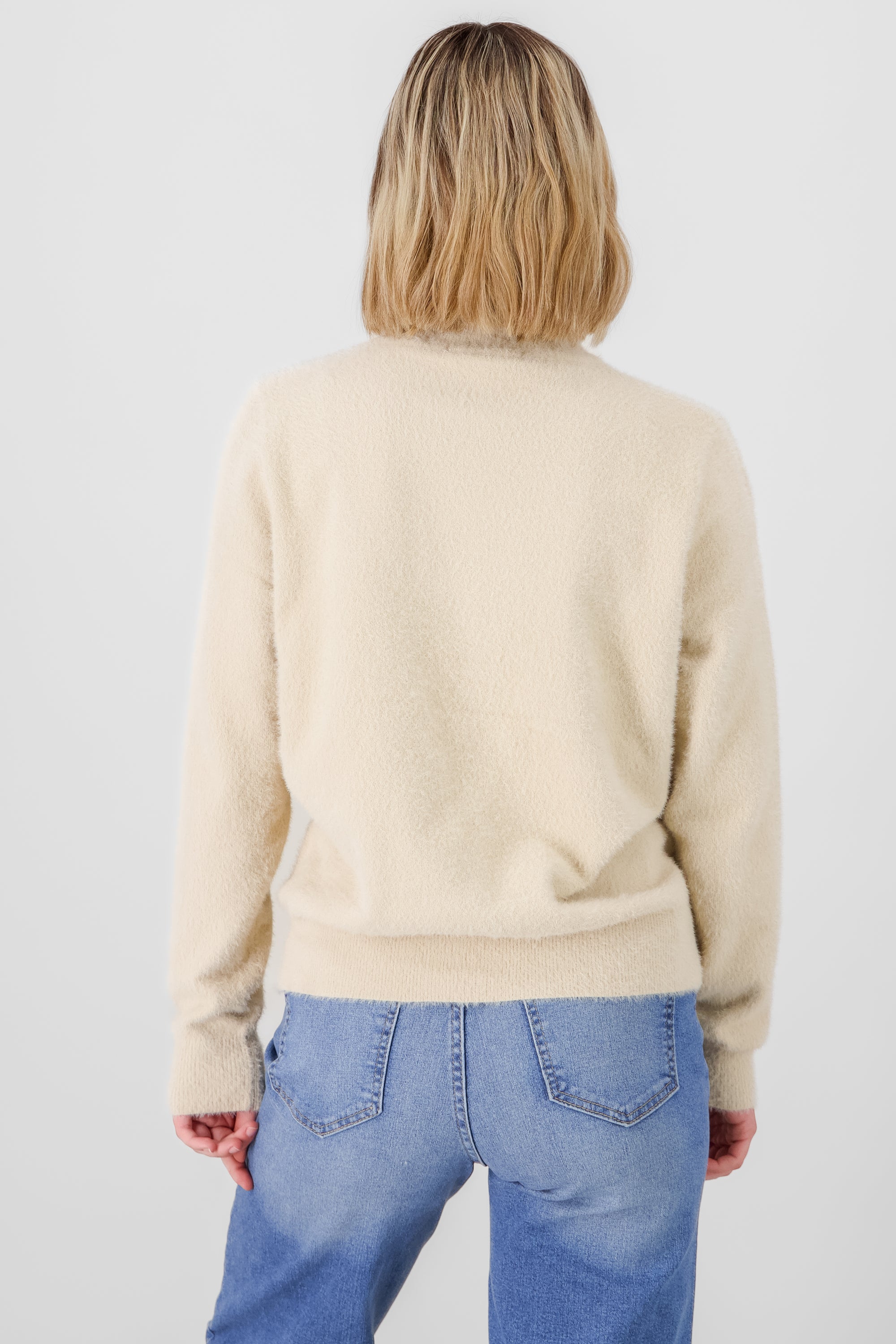 Soft Long Sleeve Sweater BEIGE