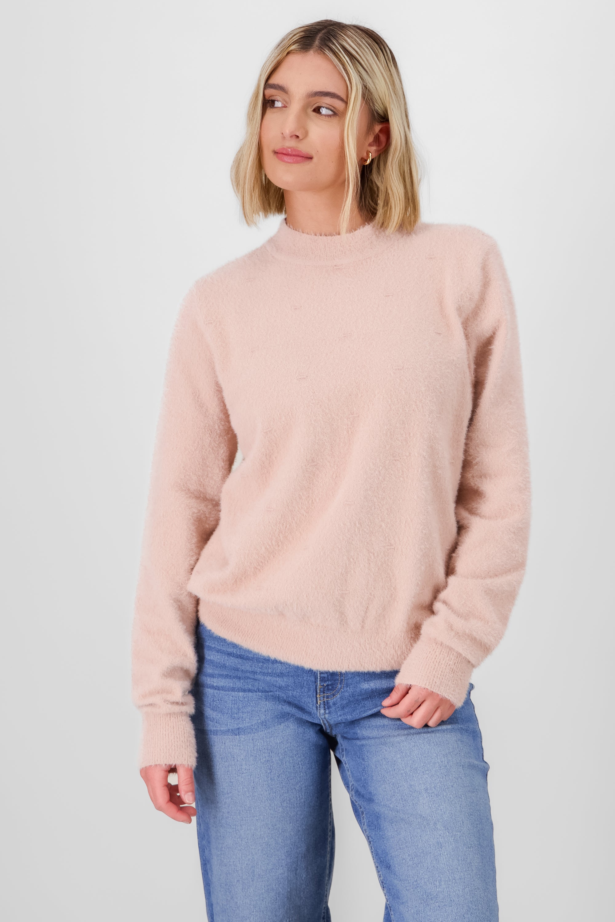 Soft Long Sleeve Sweater PINK