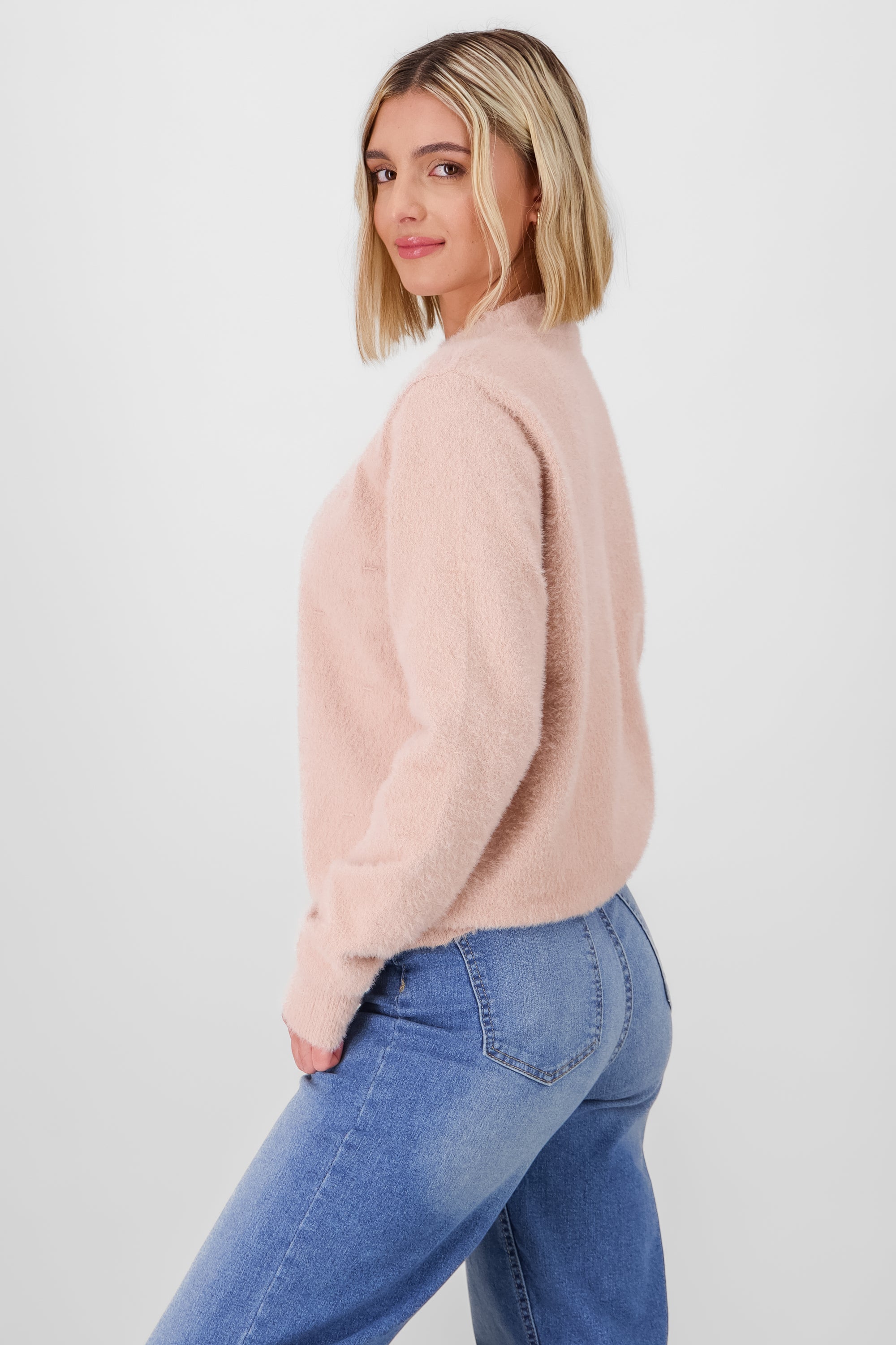 Soft Long Sleeve Sweater PINK