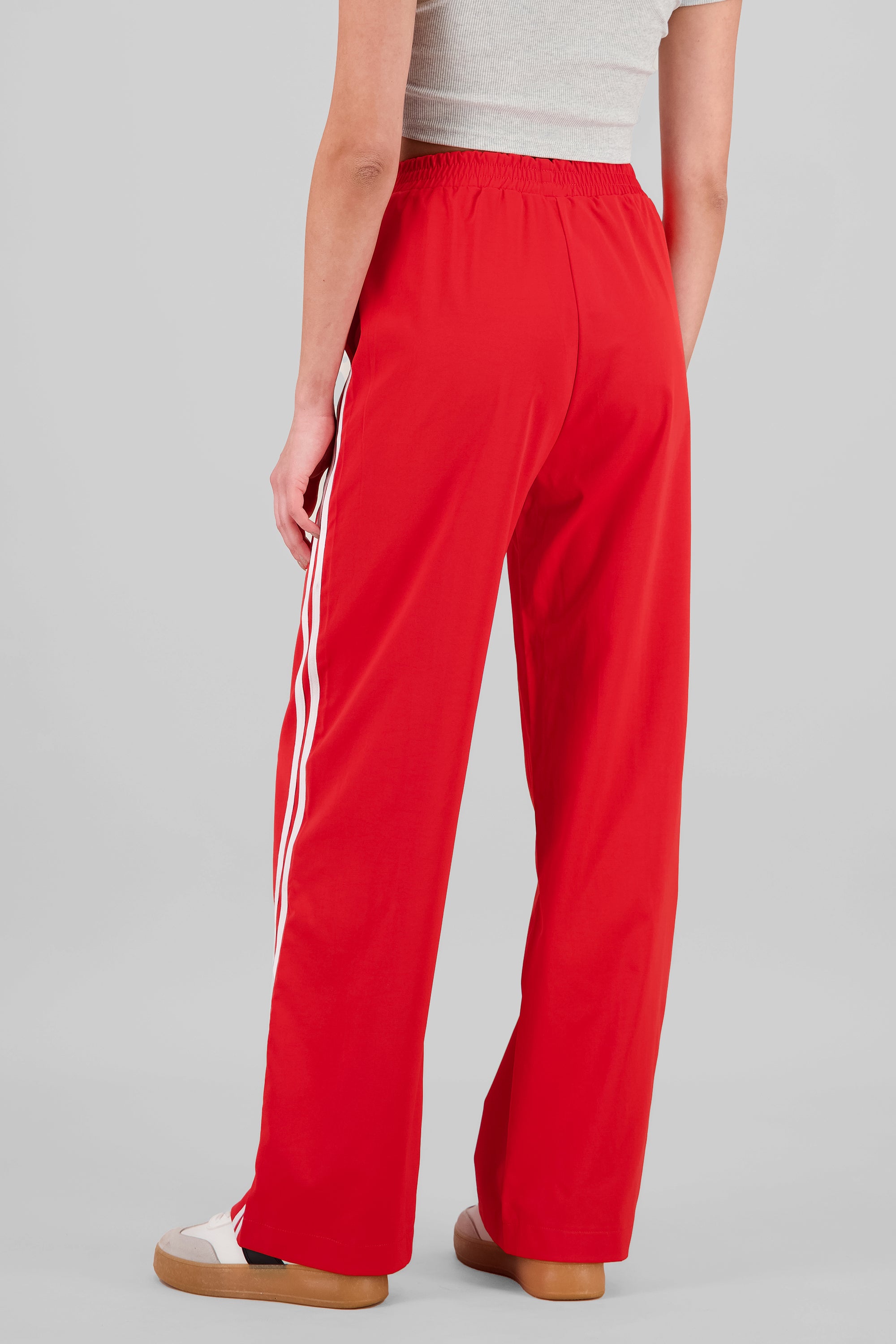 Striped Detail Pants RED