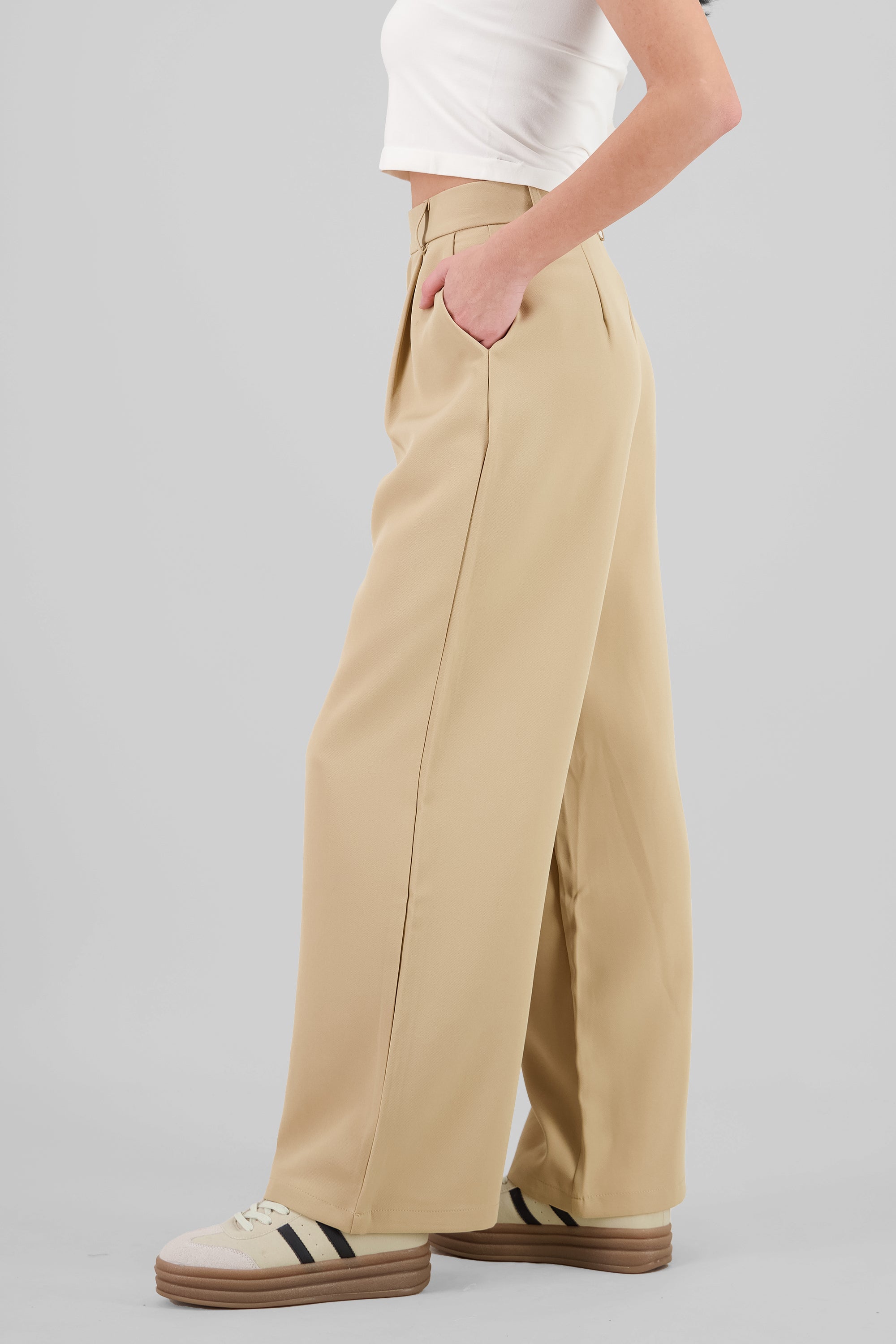 Tailored Pants BEIGE