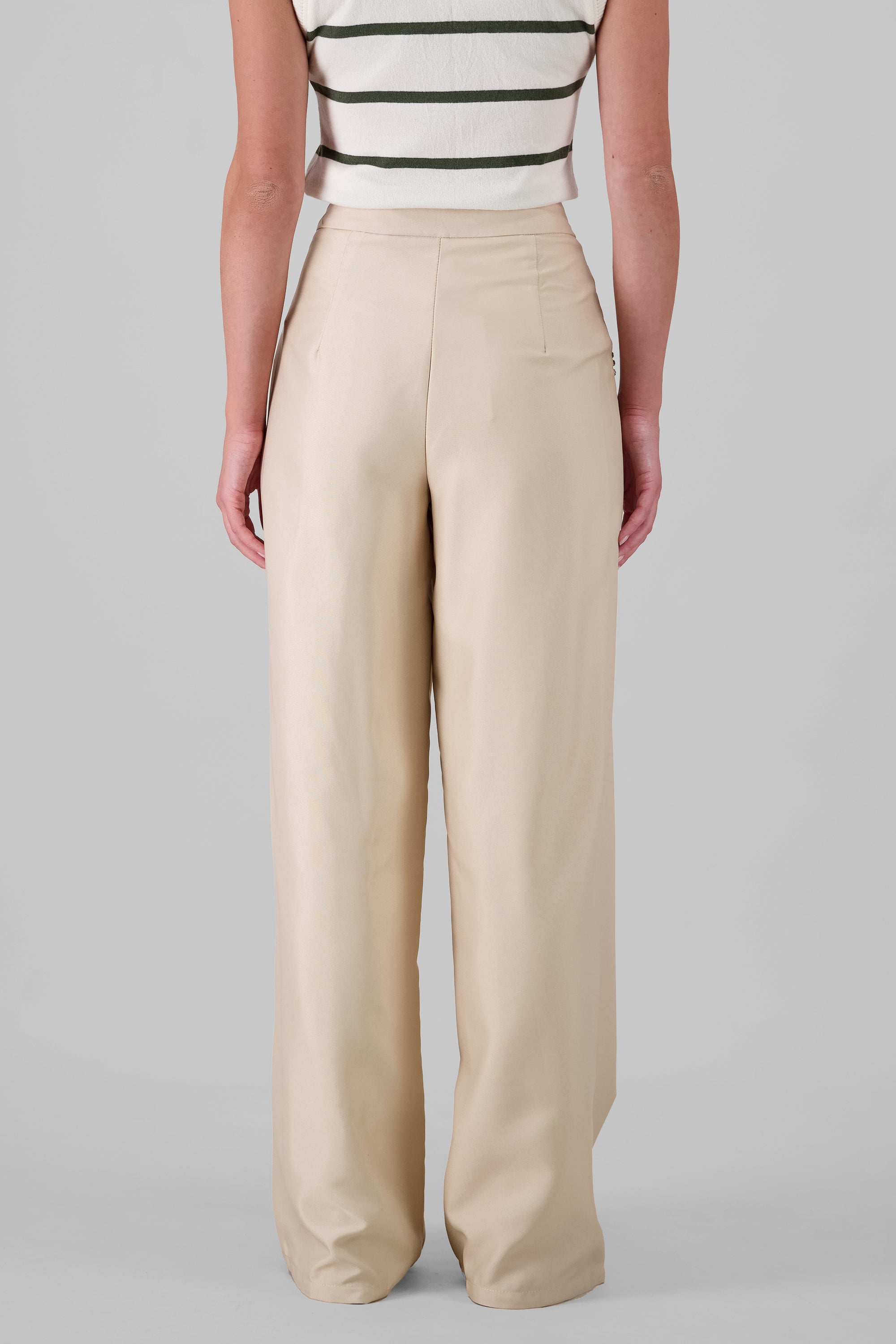 Glitter Detail Pants BEIGE