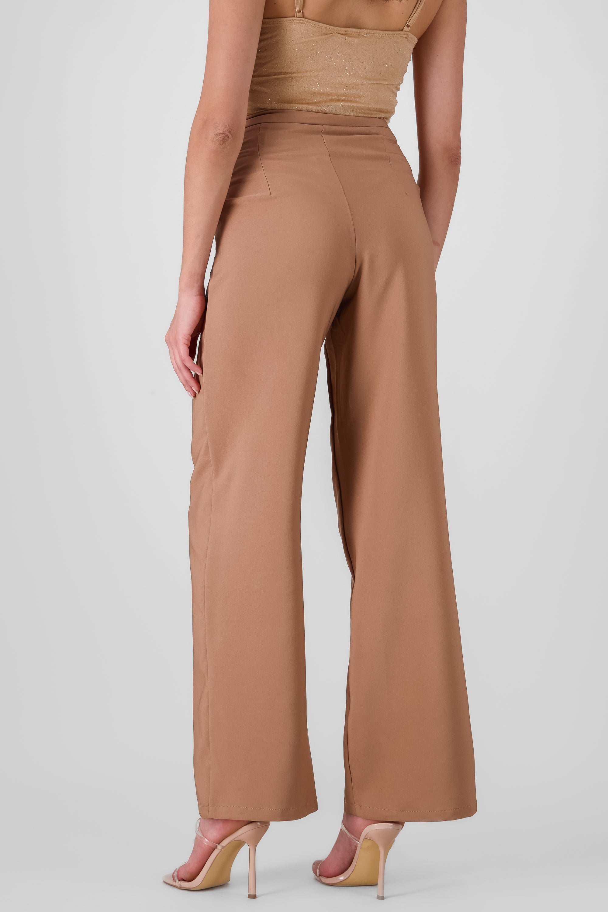 Glitter Detail Pants KHAKI