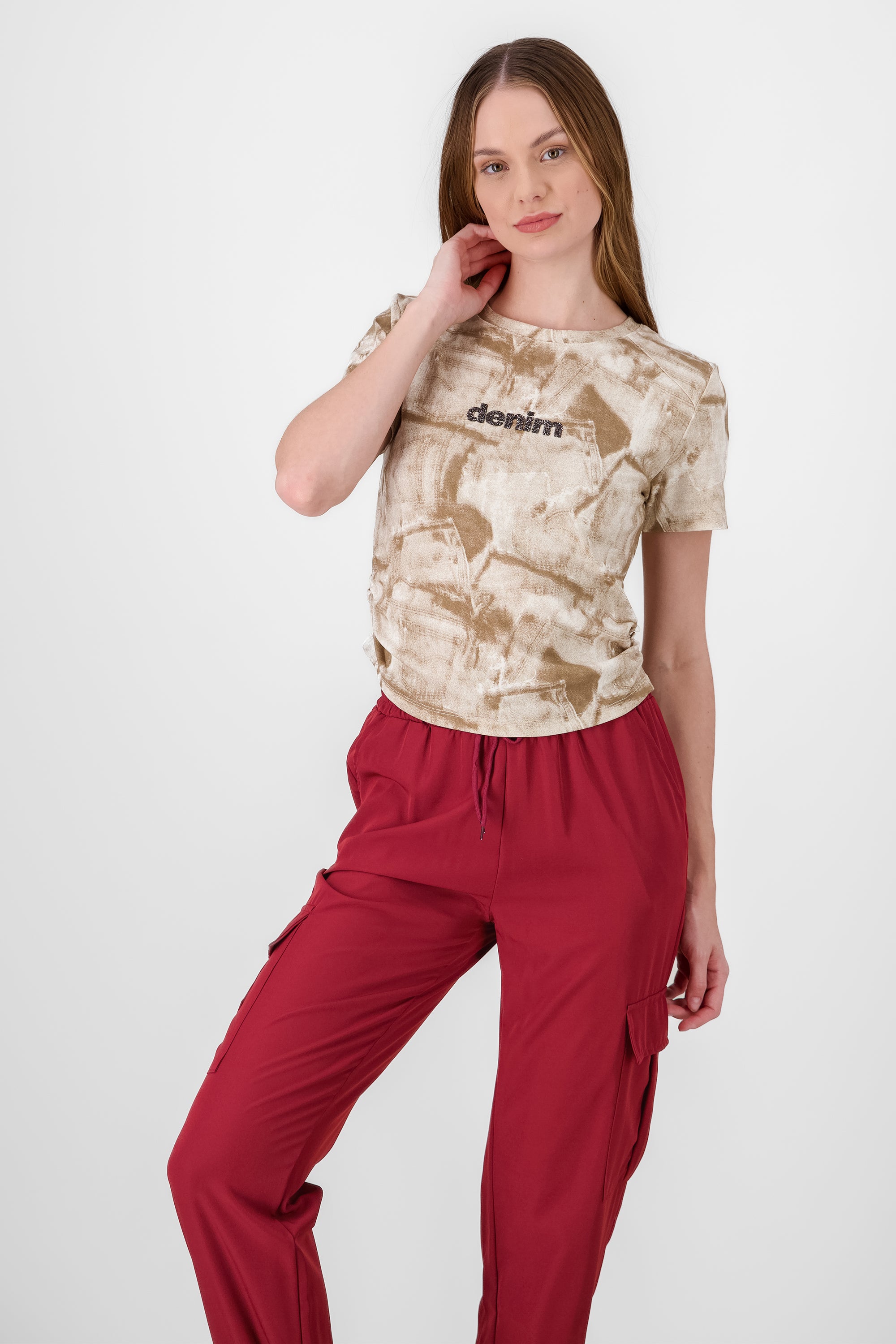 Printed T Shirt BEIGE