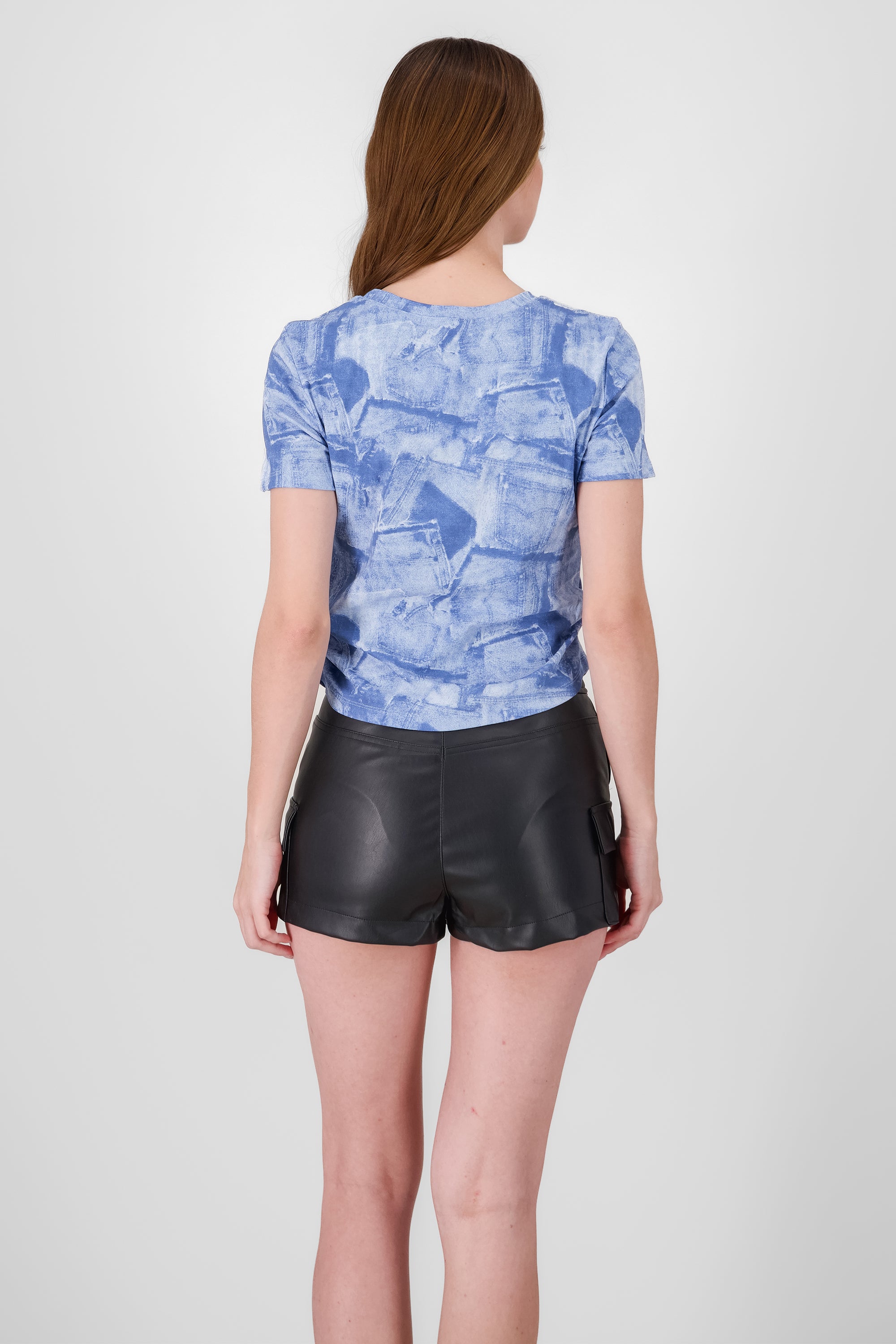 Printed T Shirt BLUE COMBO