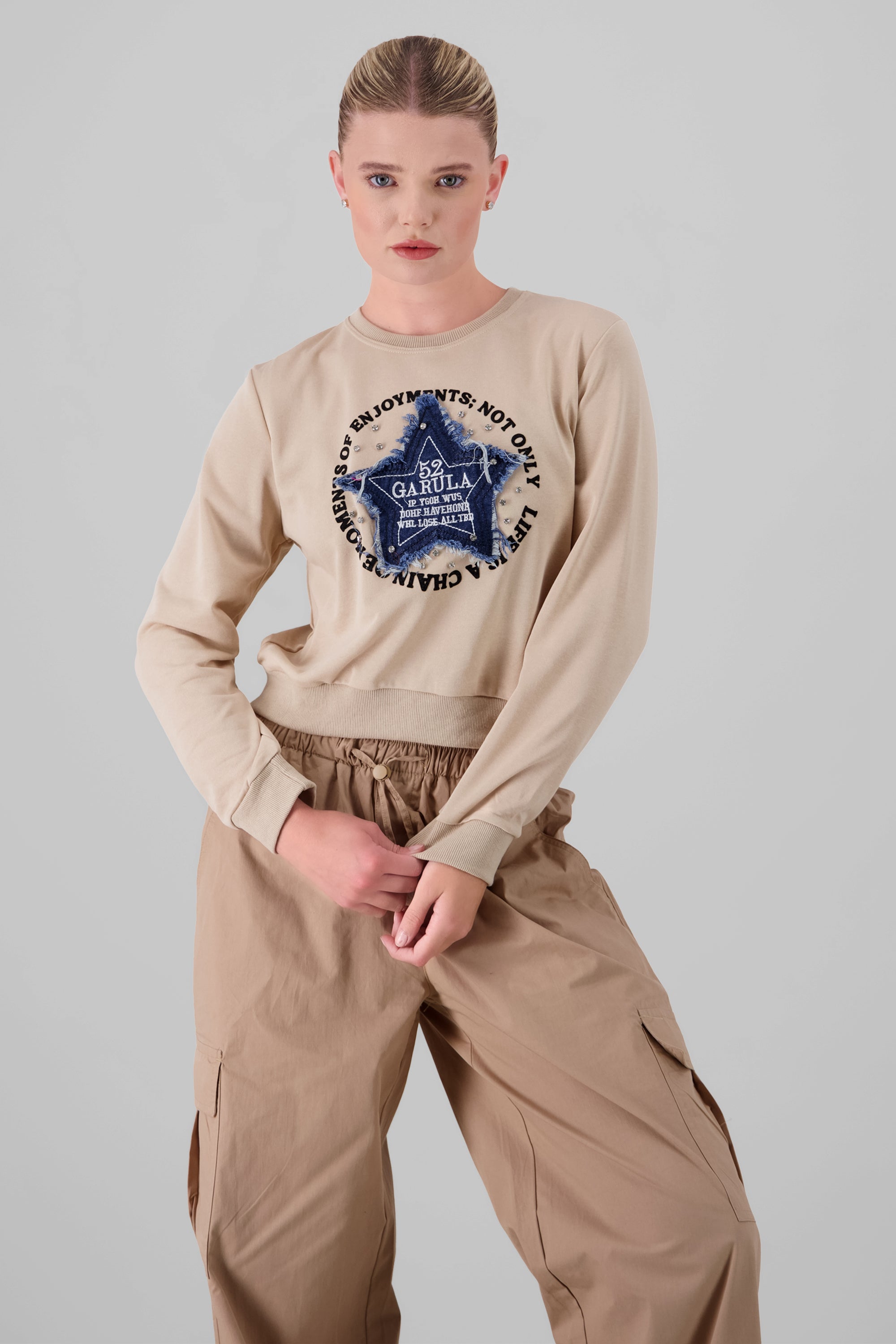 Crewneck Sweatshirt BEIGE