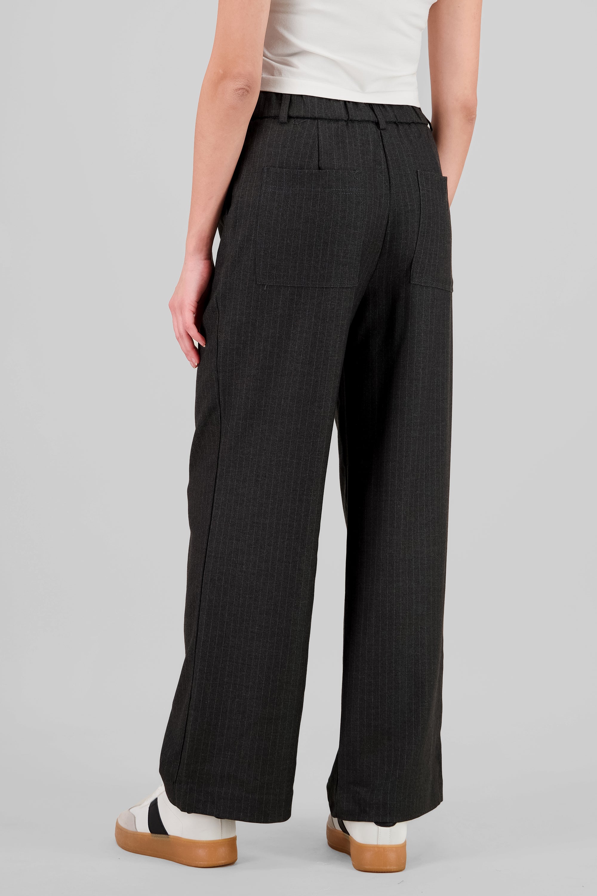 Straight Tailored Pants GRAY