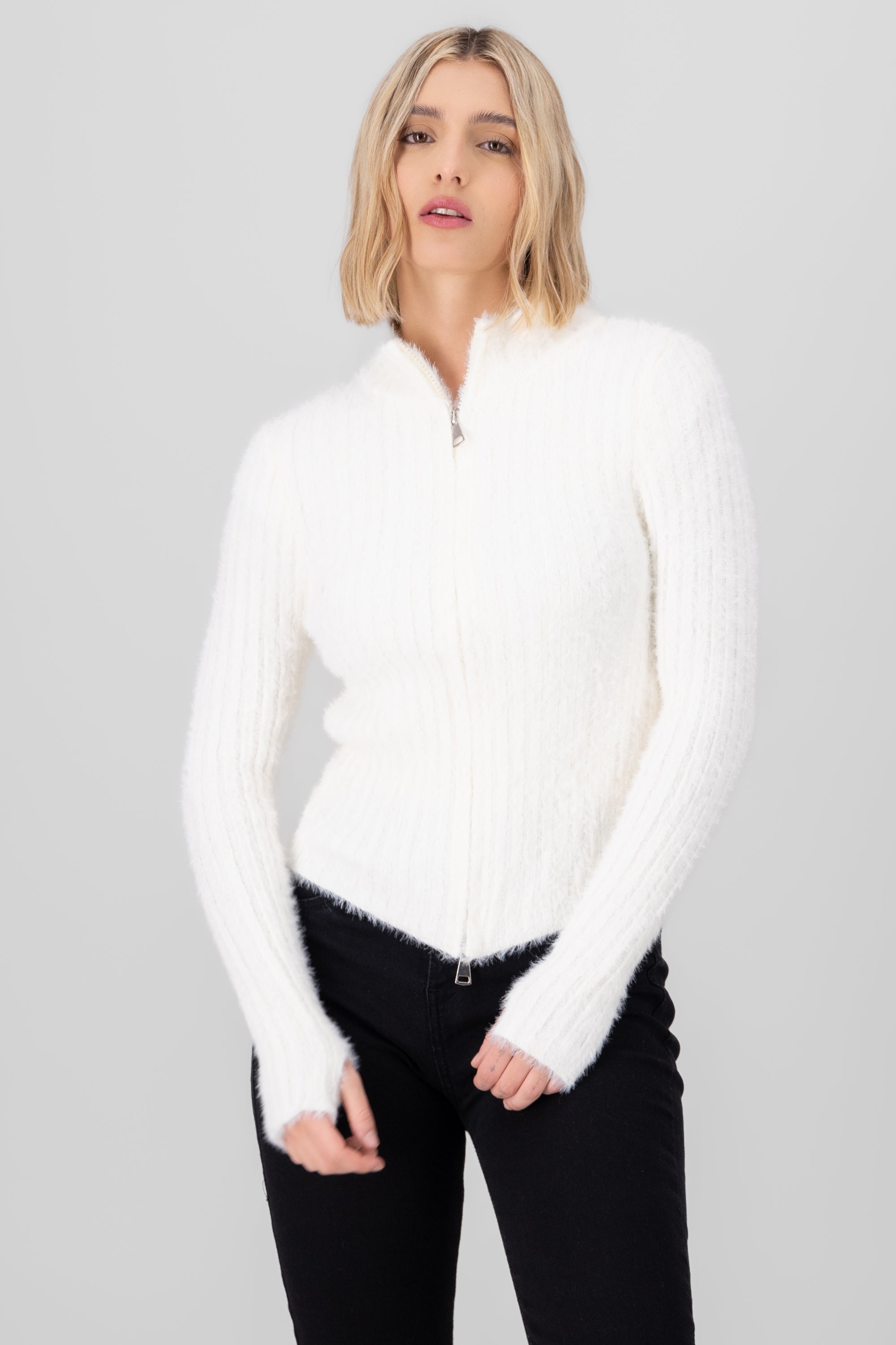 Long Sleeve Sweater CREAM