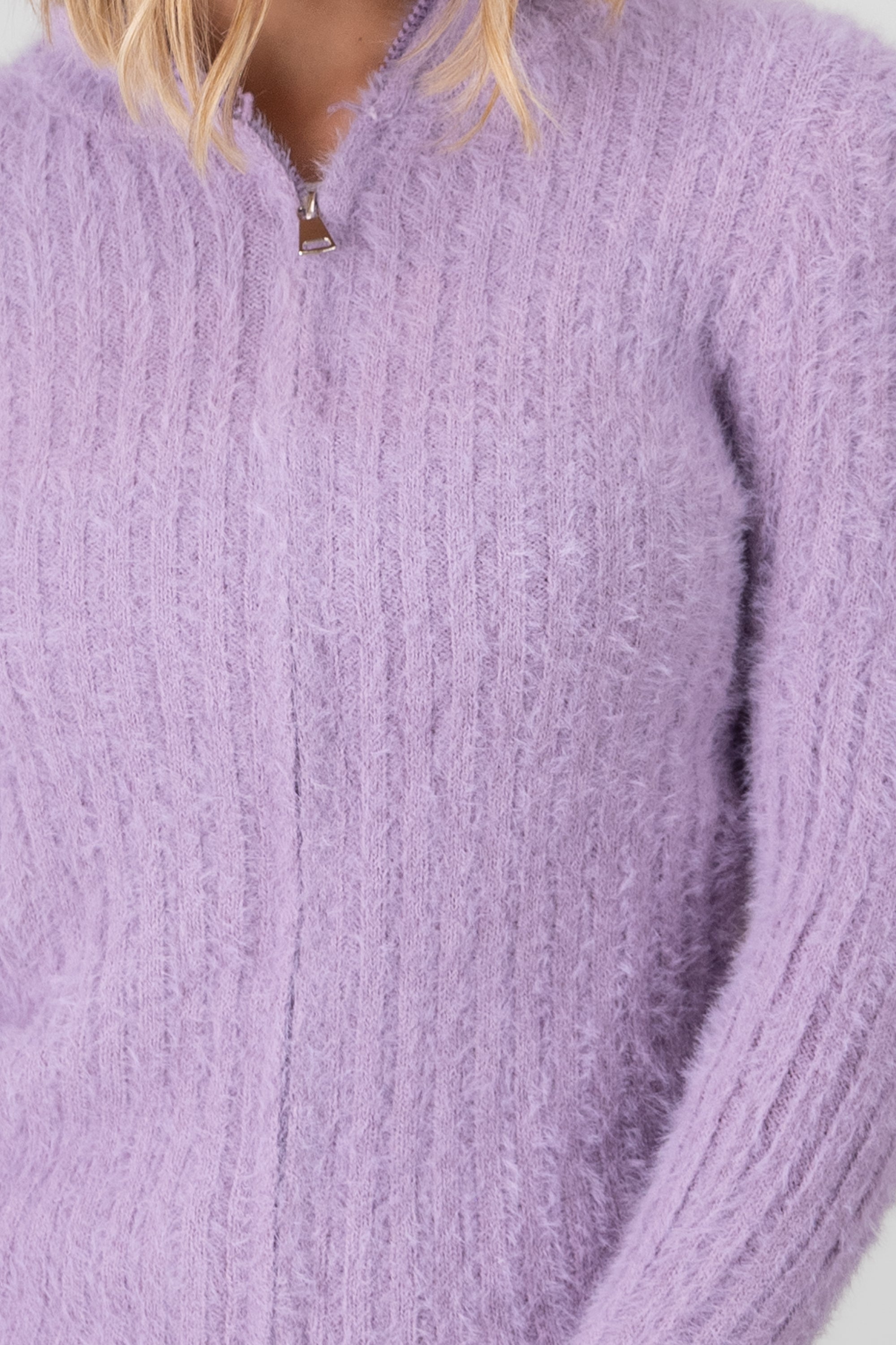 Long Sleeve Sweater PASTEL PURPLE