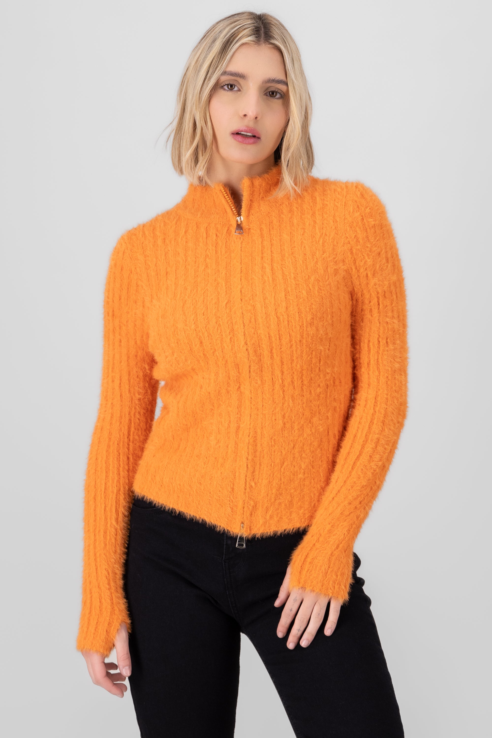 Long Sleeve Sweater ORANGE