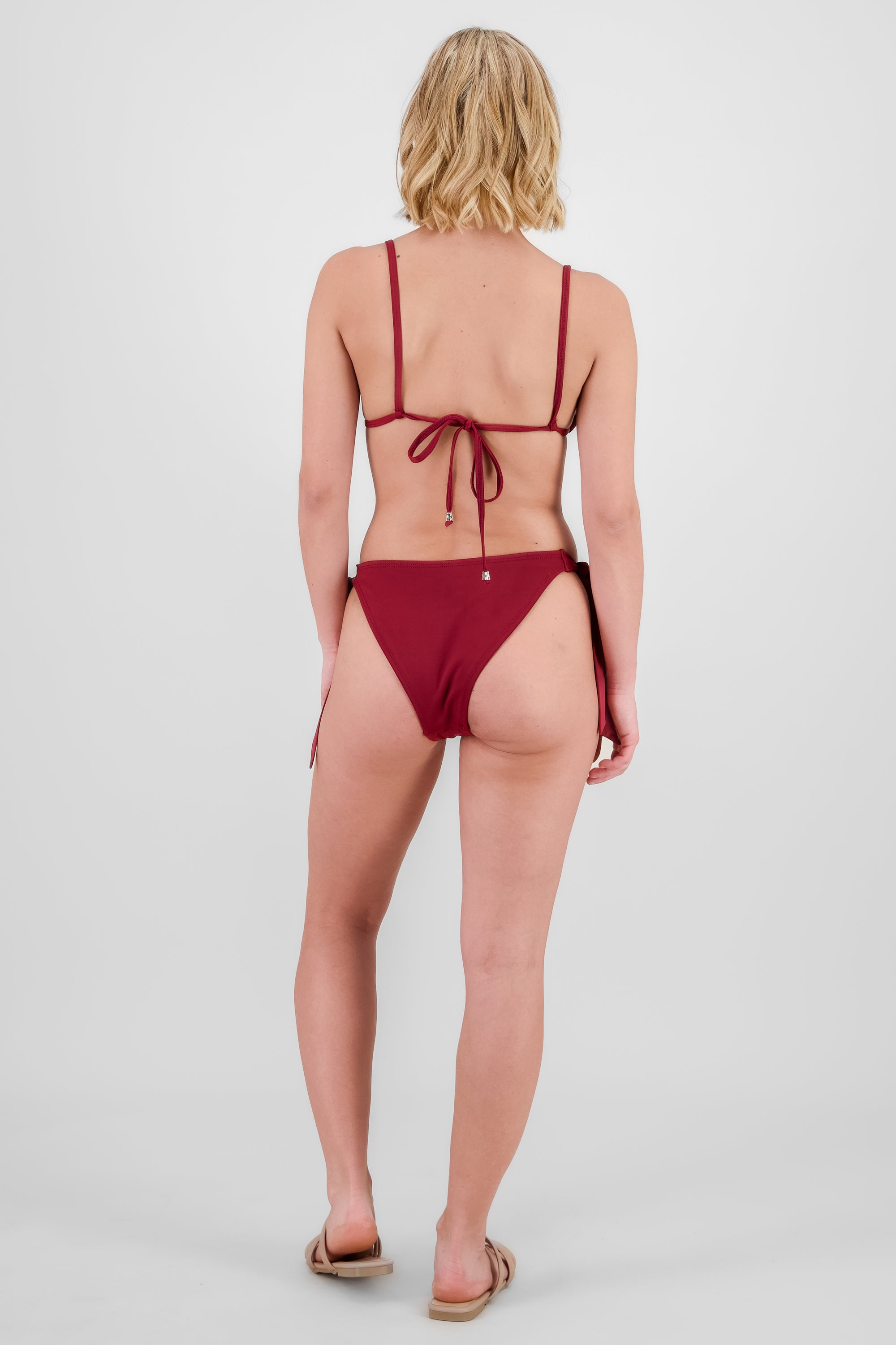 Straight Bikini Top BURGUNDY