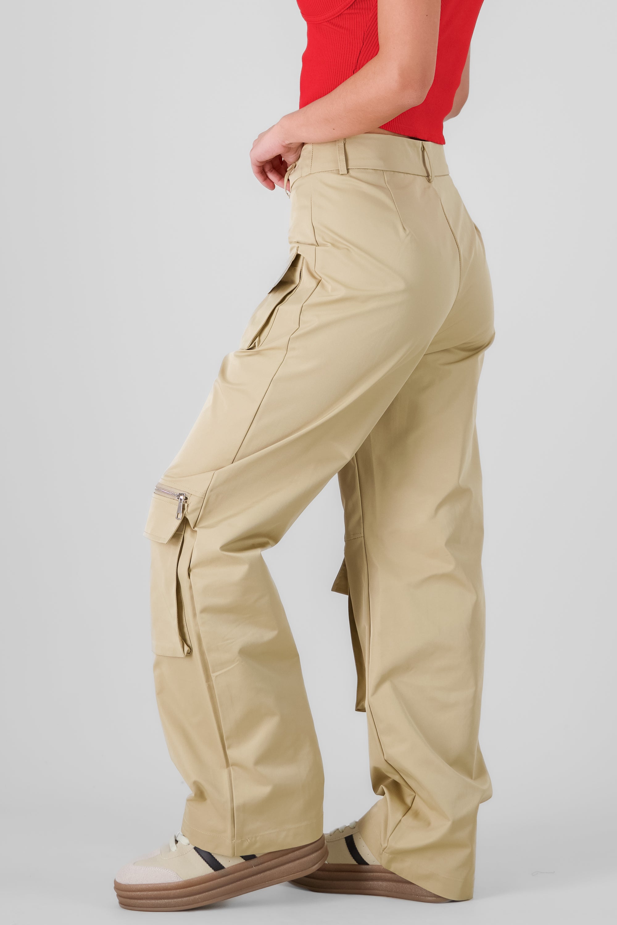 Straight Pants BEIGE