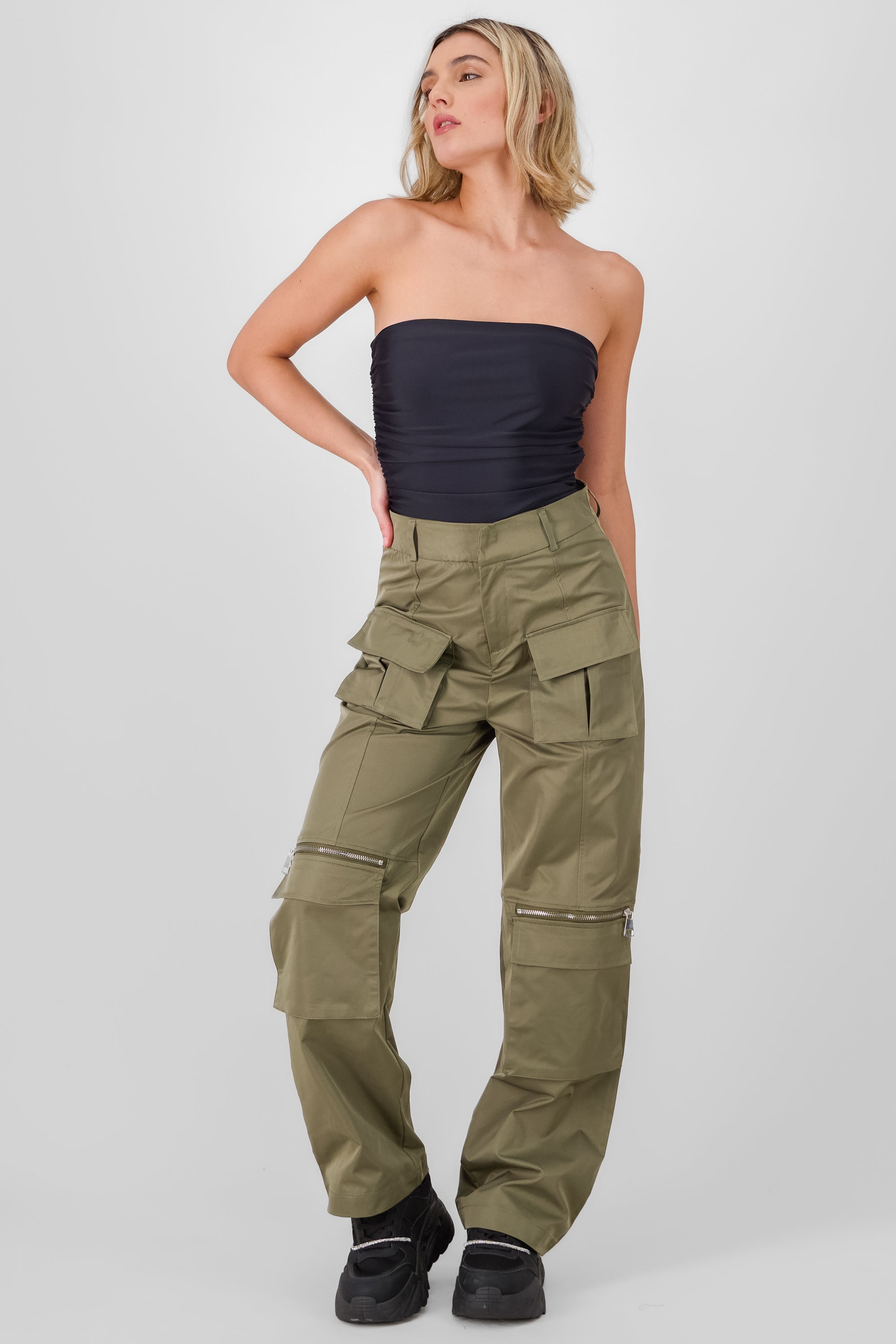 Straight Pants OLIVE