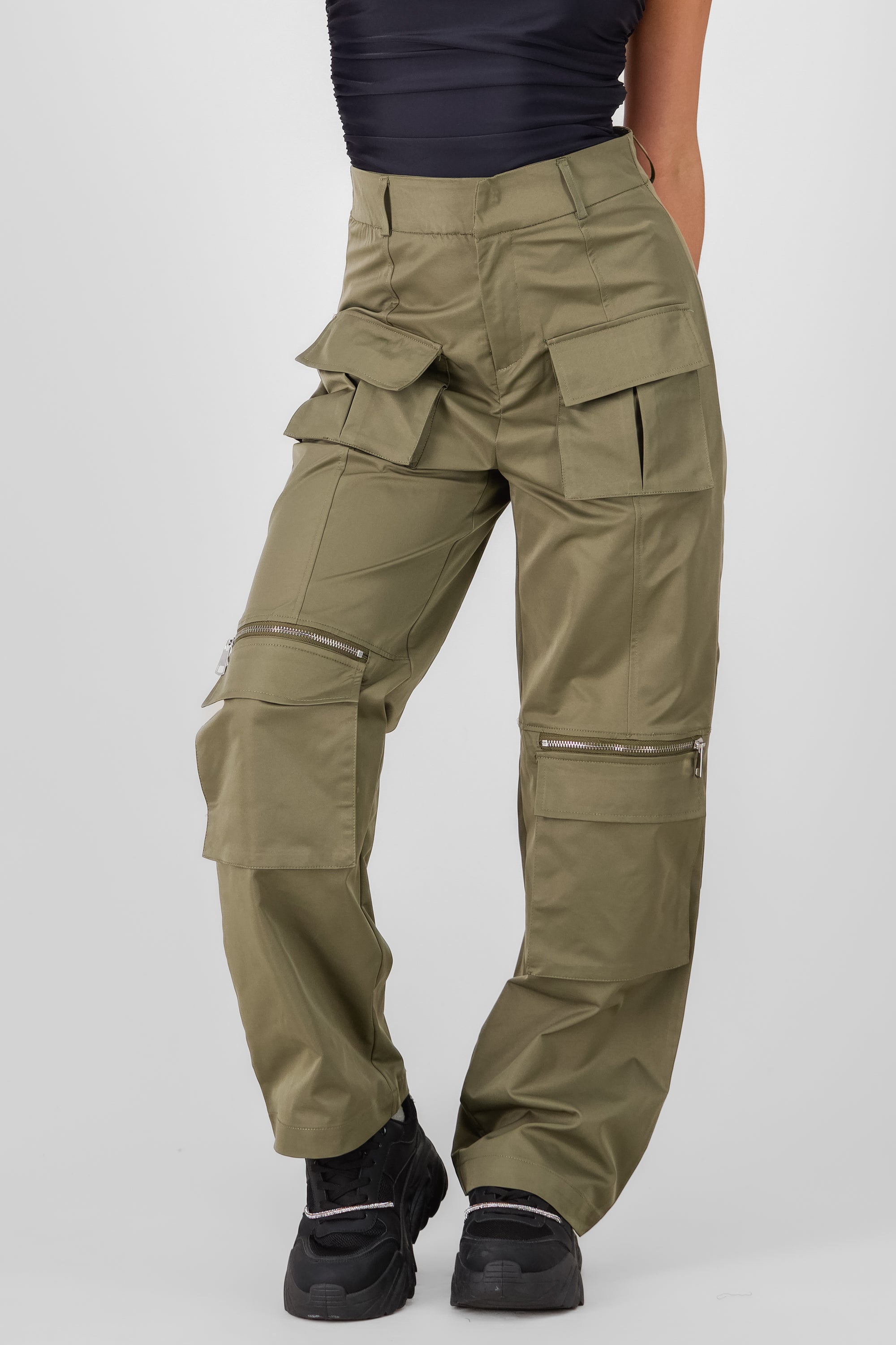 Straight Pants OLIVE