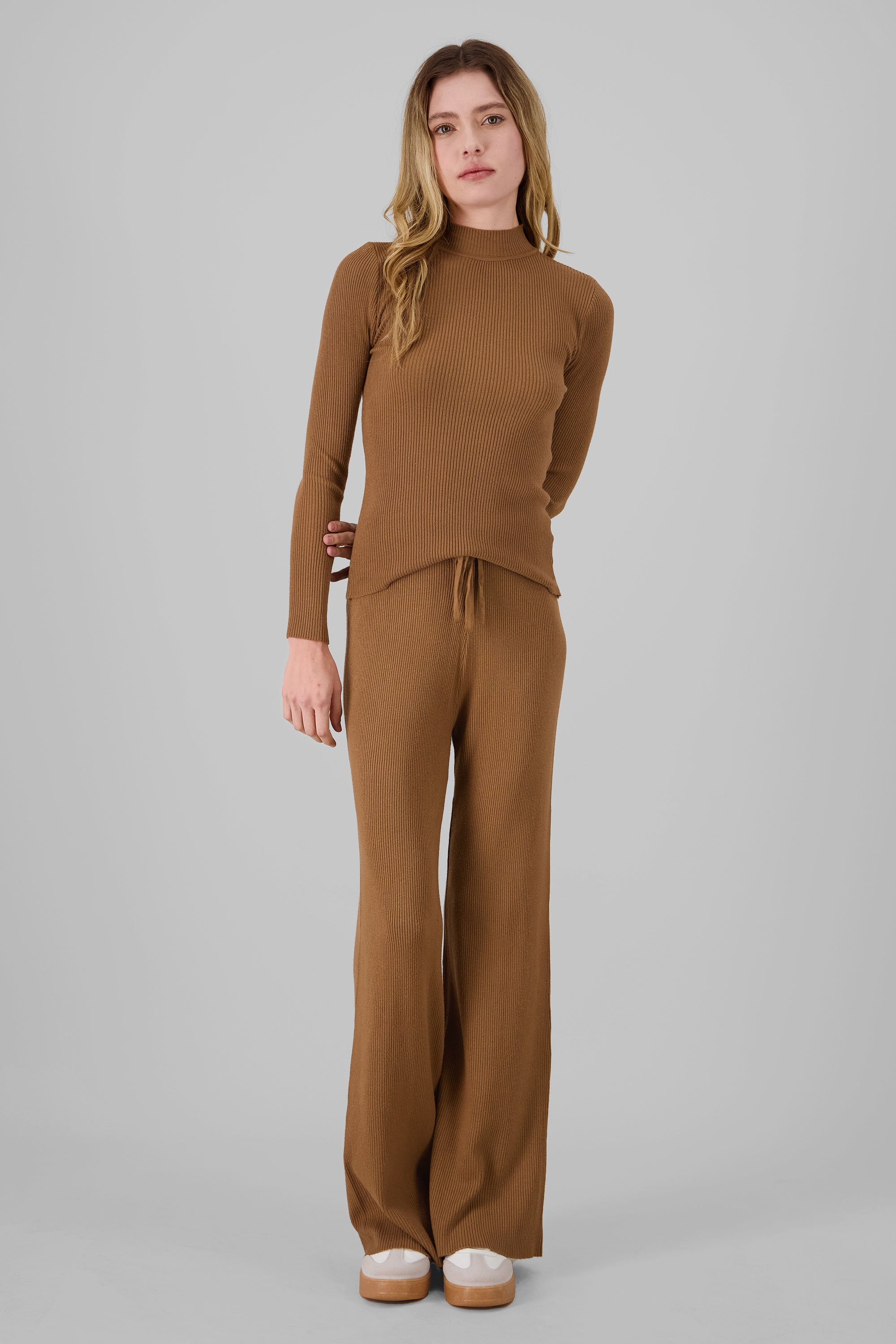 Soft Knit Pants BROWN