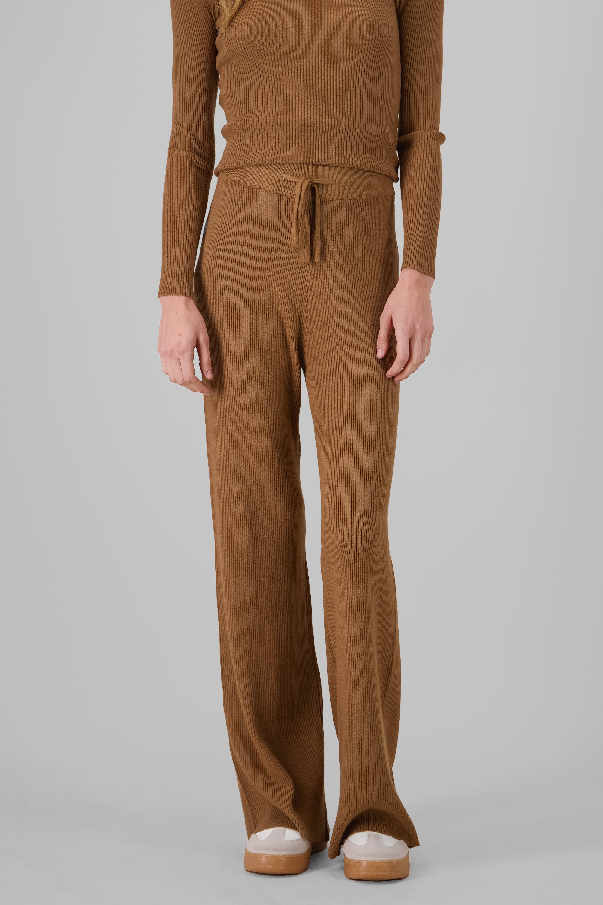 Soft Knit Pants BROWN